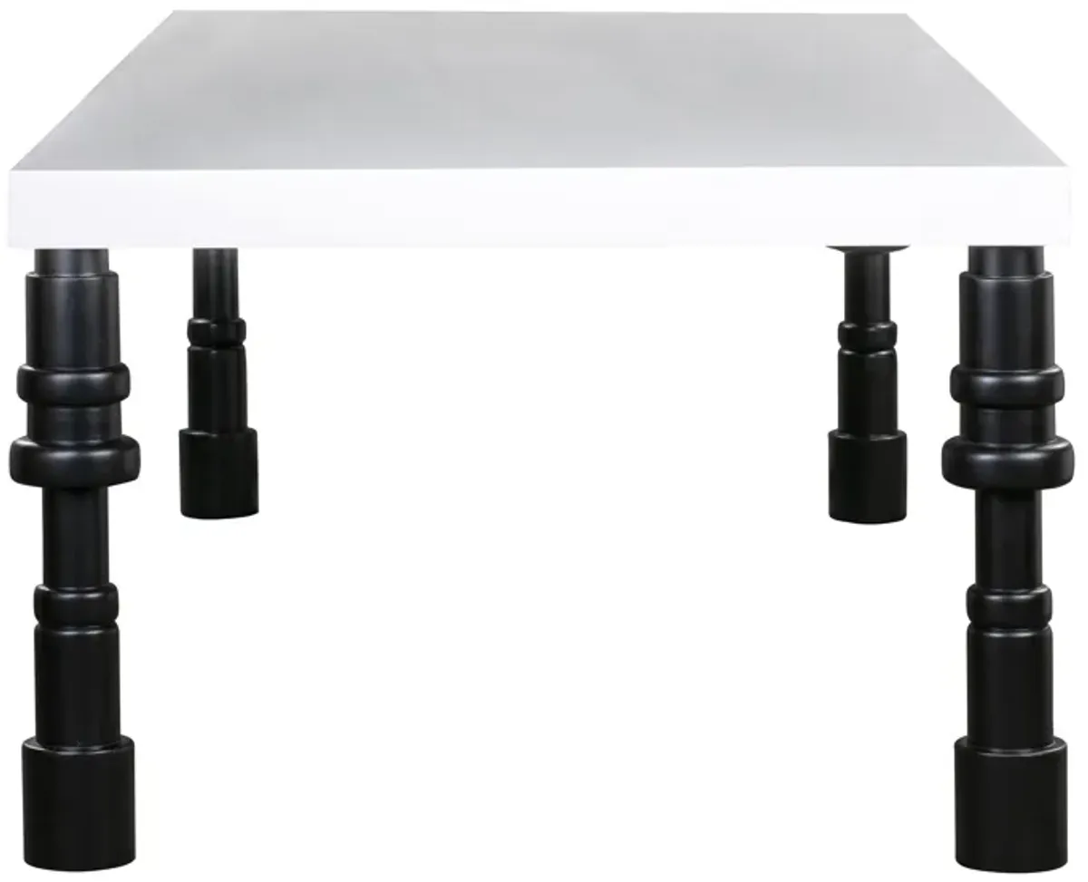 Spindle Gloss Lacquer Dining Table