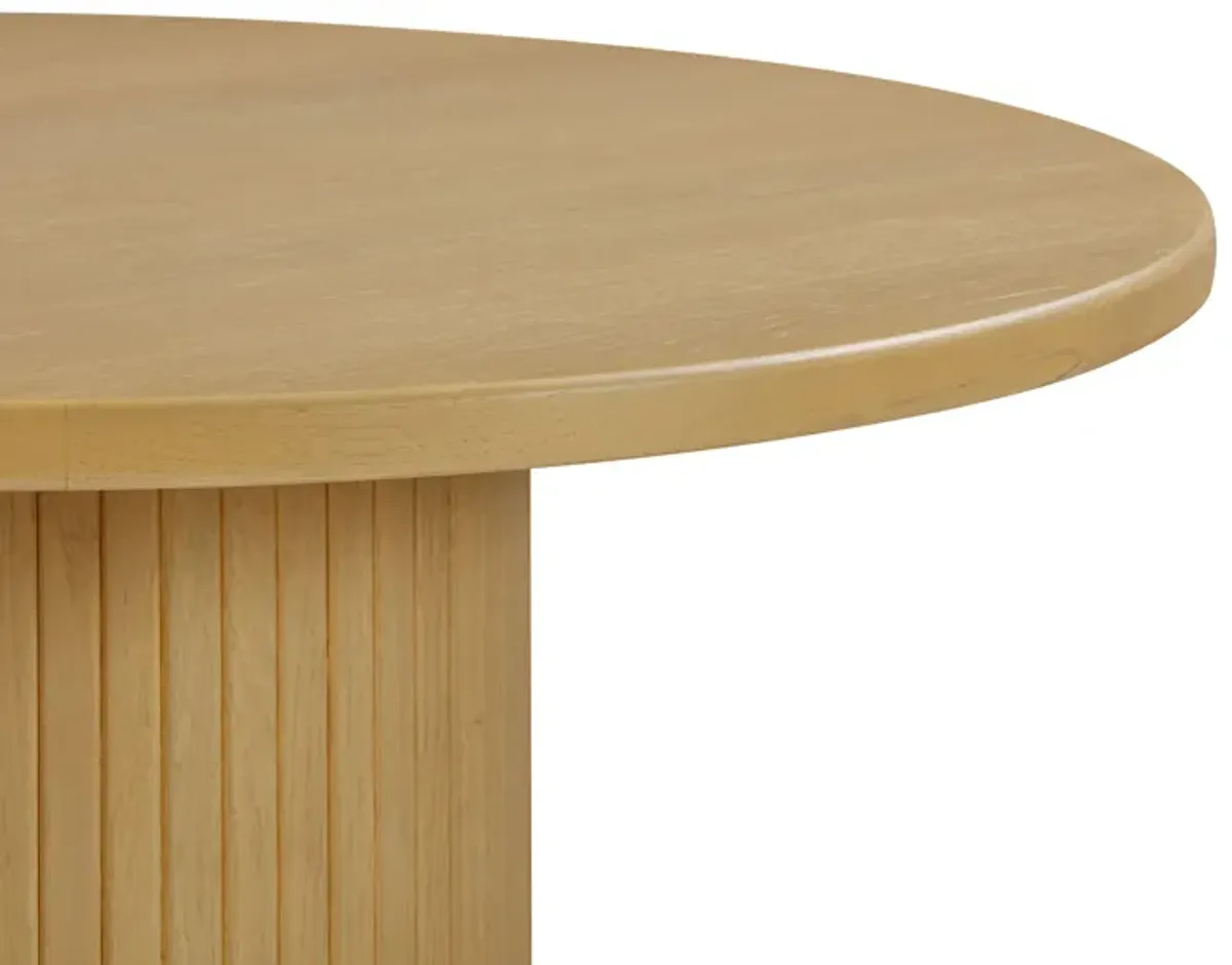 Chelsea Natural Oak Wood Round Dining Table