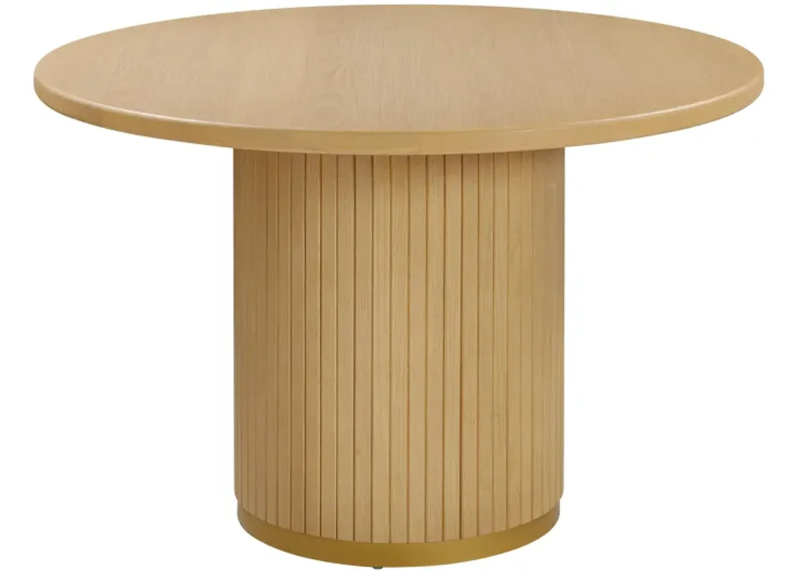 Chelsea Natural Oak Wood Round Dining Table