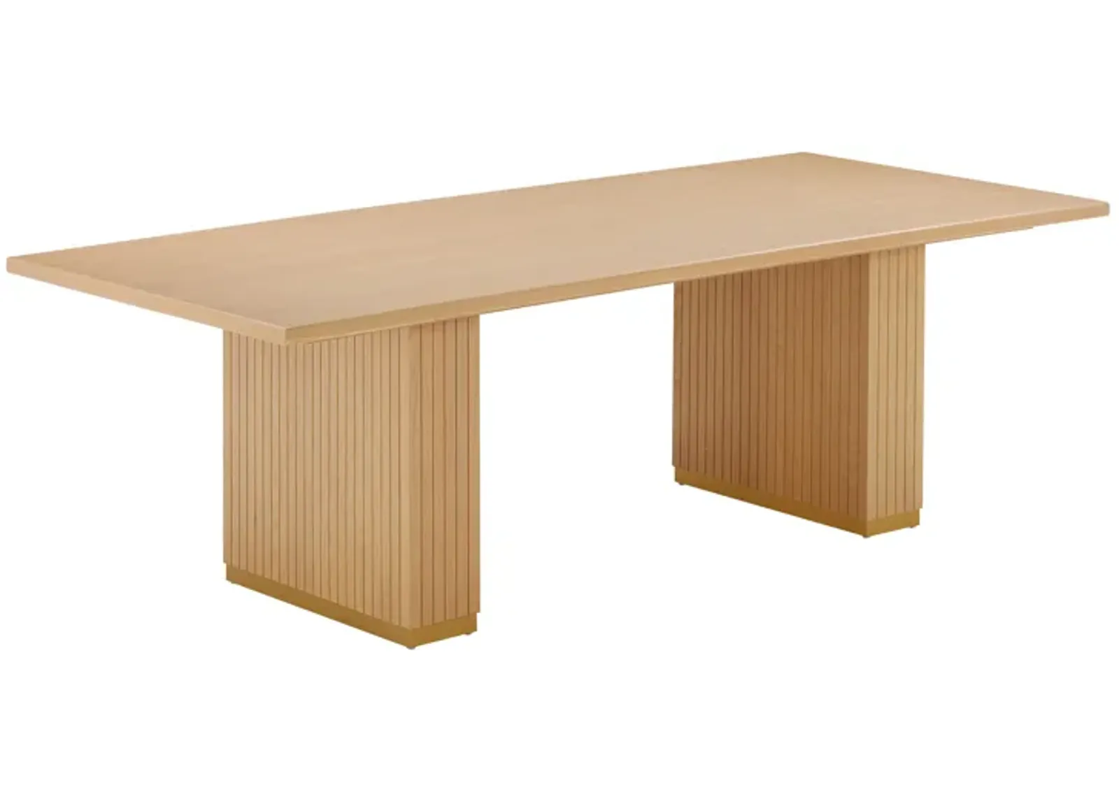 Chelsea Natural Oak Wood Rectangular Dining Table