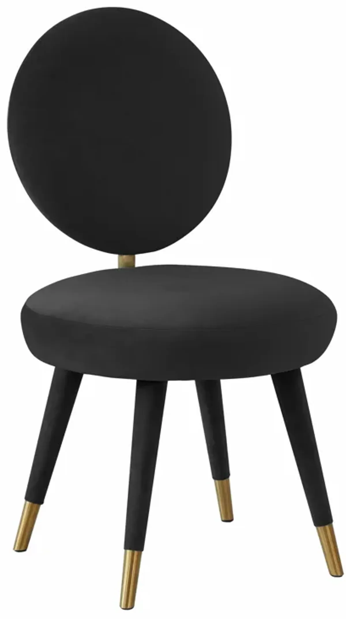 Kylie Black Velvet Dining Chair