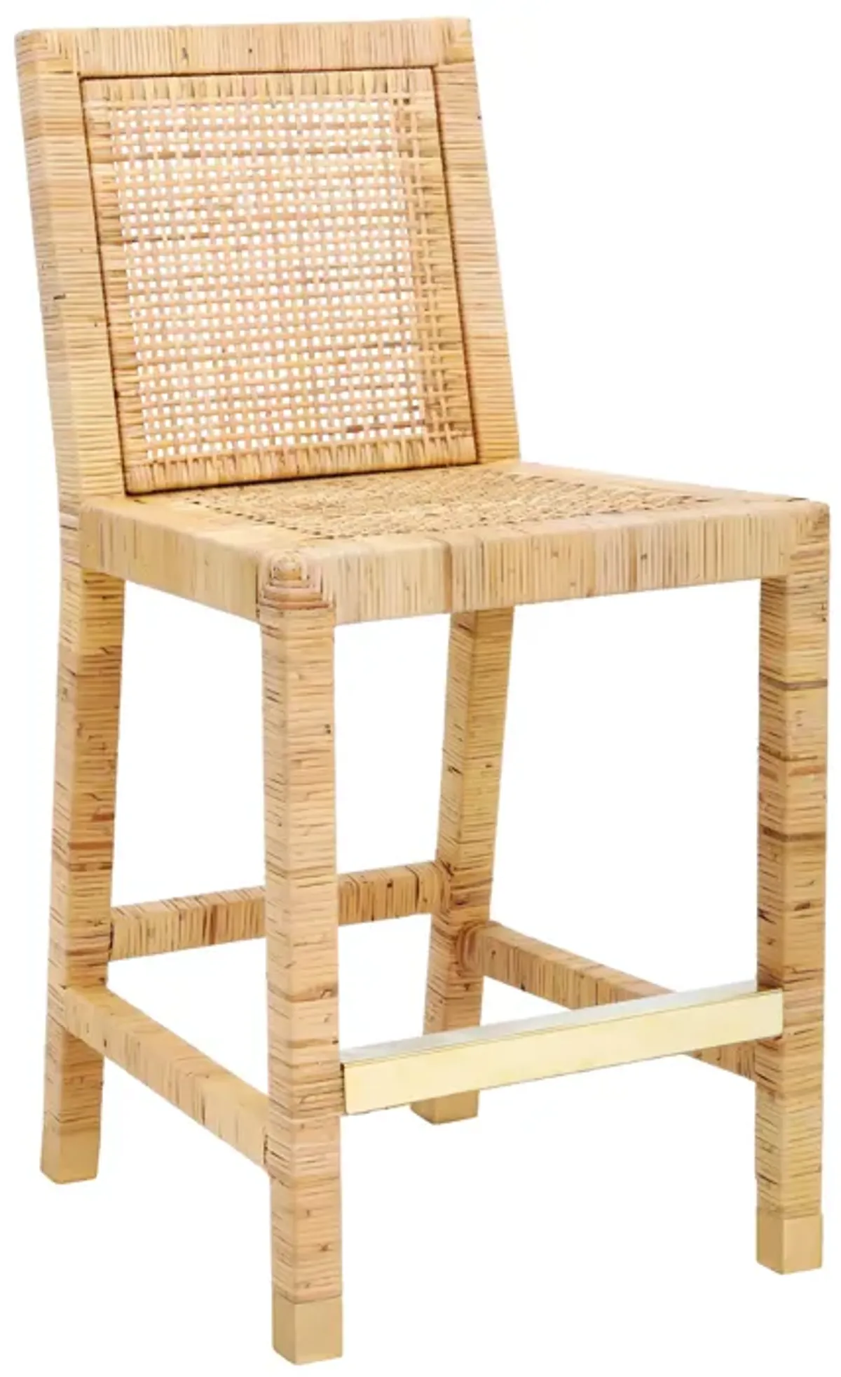 Amara Rattan Performance Fabric Counter Stool