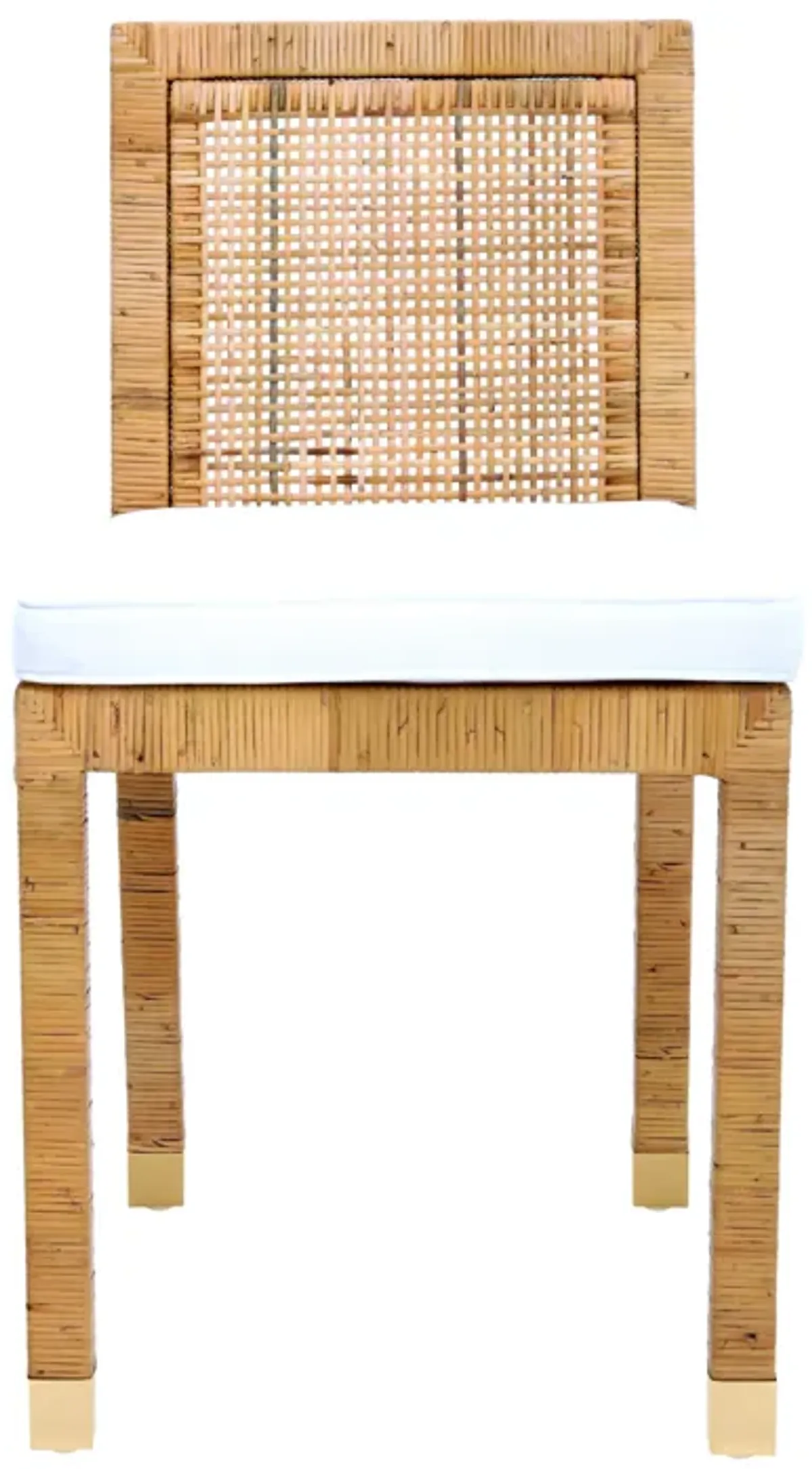 Amara Rattan Performance Fabric Dining Chair