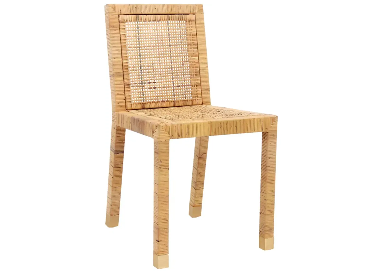 Amara Rattan Performance Fabric Dining Chair