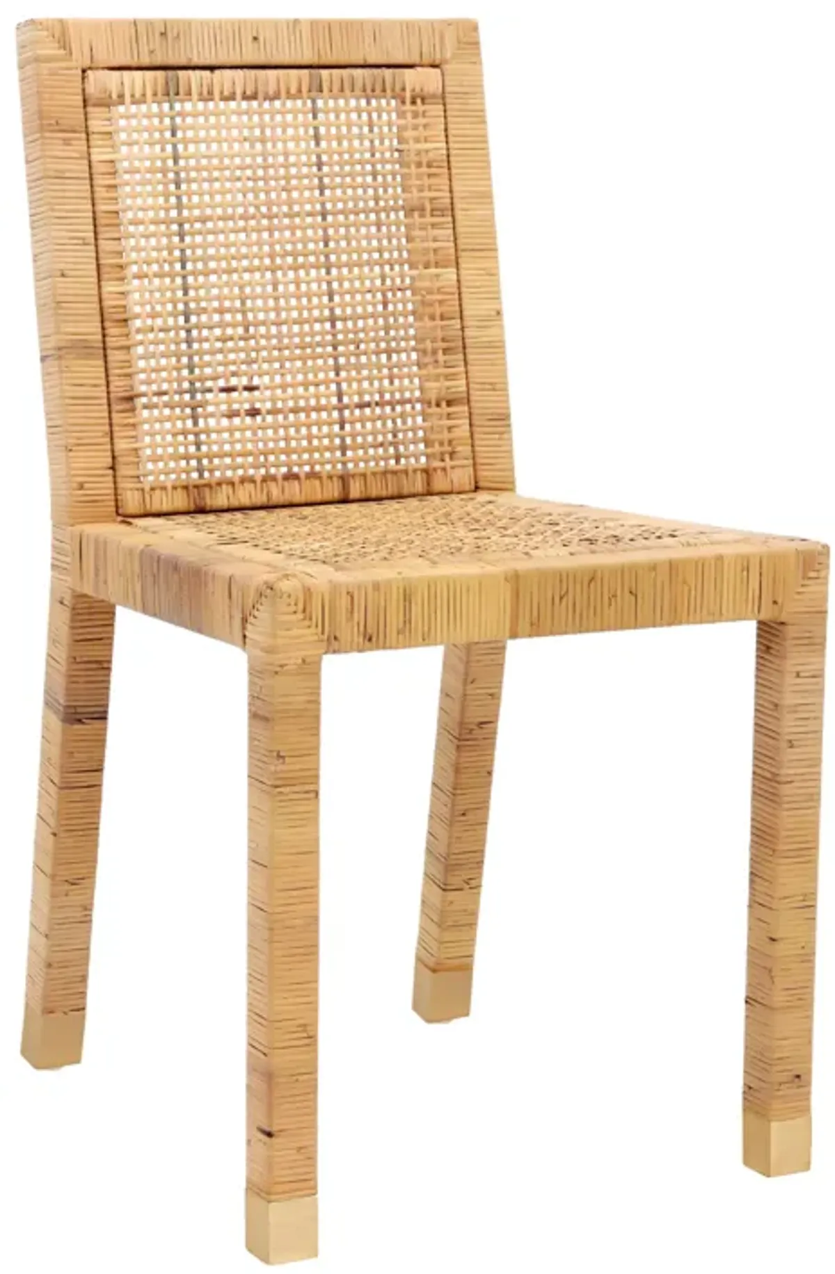 Amara Rattan Performance Fabric Dining Chair