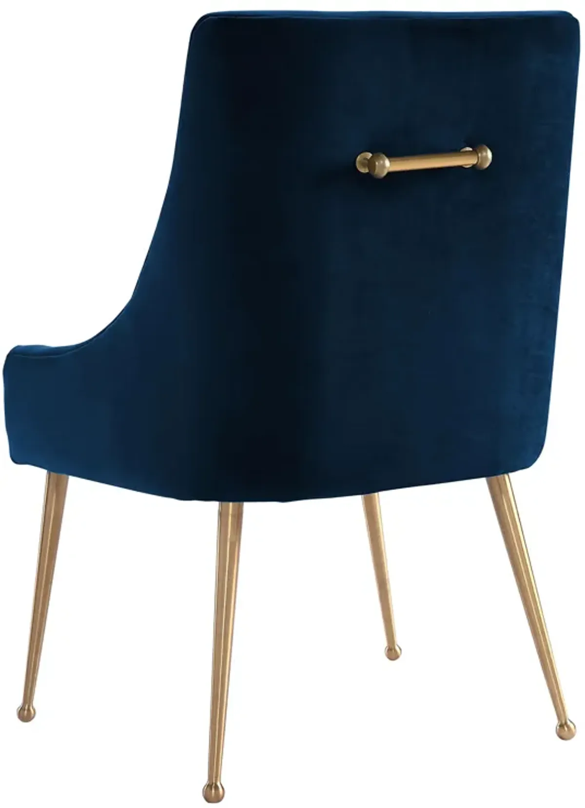 Beatrix Navy Velvet Side Chair