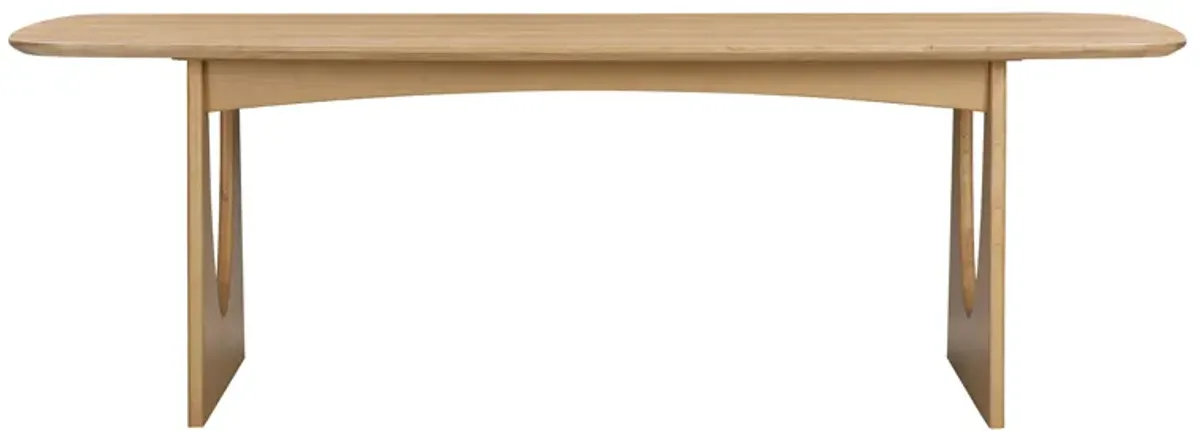 Cybill Natural Ash 94 inch Rectangular Dining Table