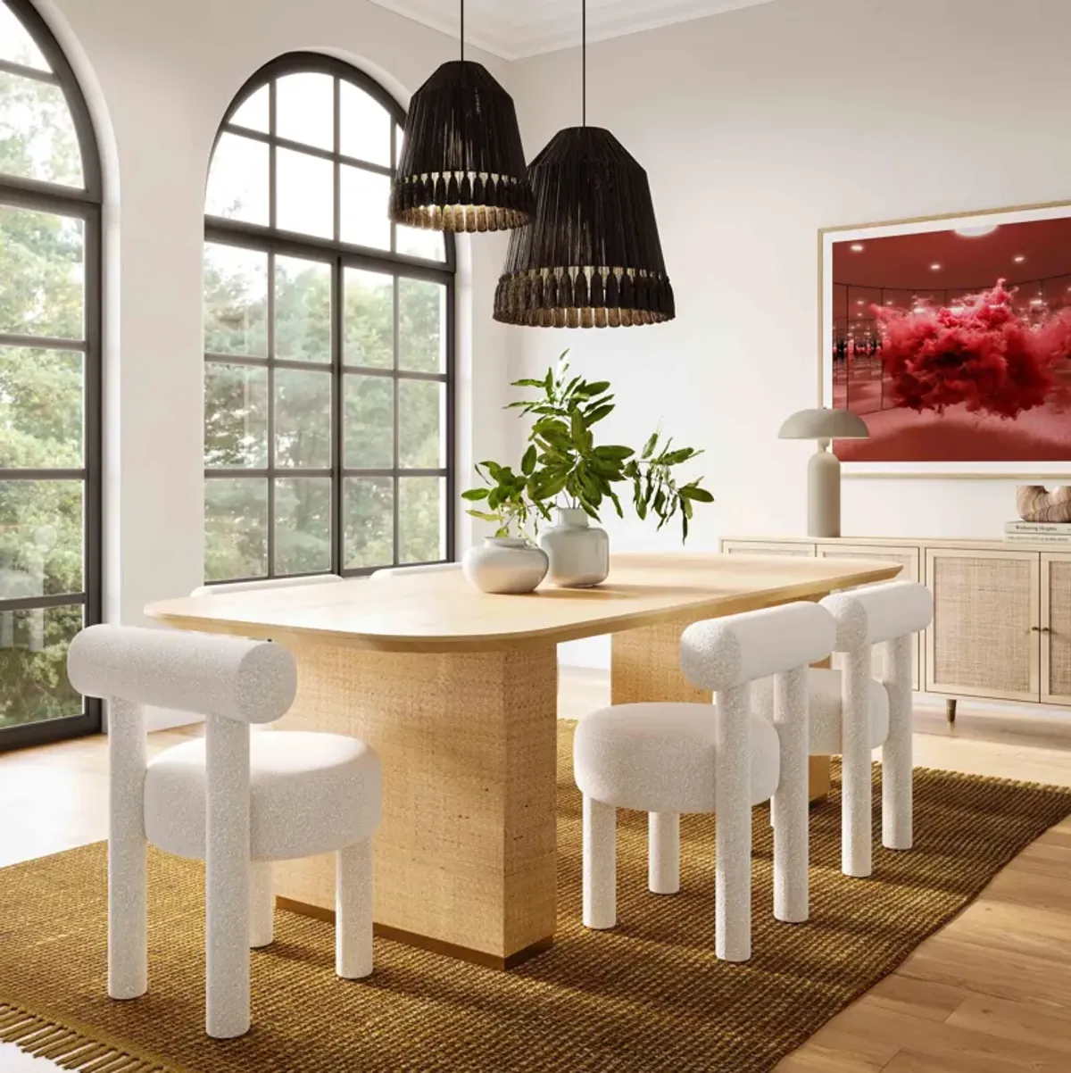 Akiba 96" Rectangular Dining Table