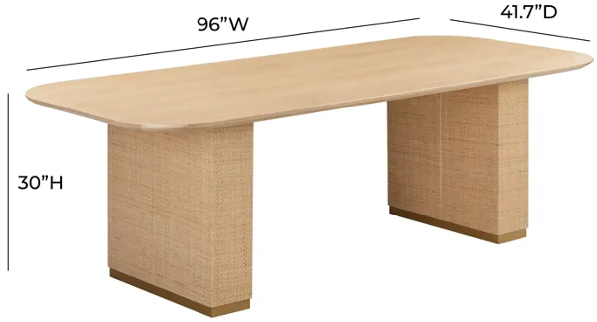 Akiba 96" Rectangular Dining Table