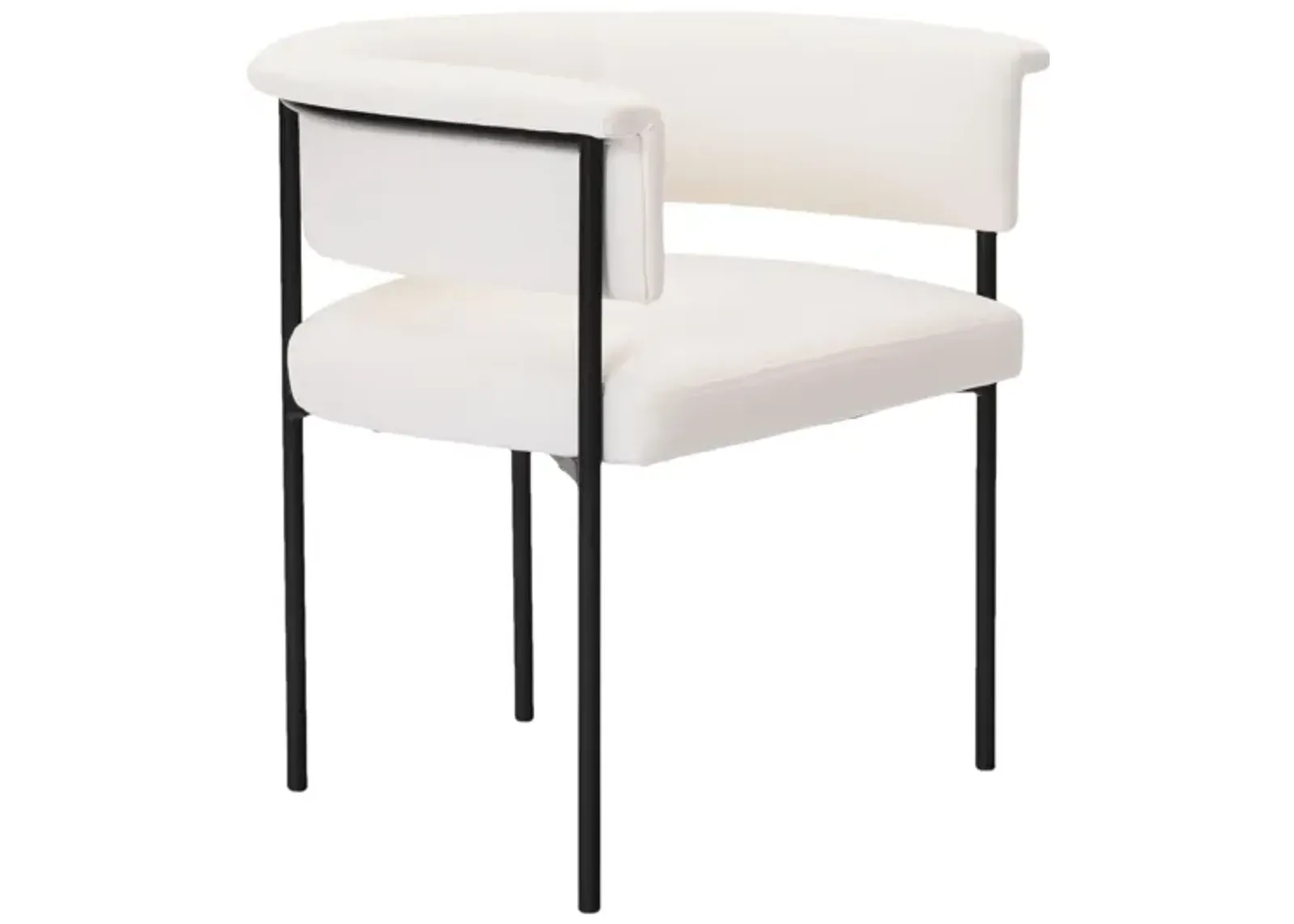 Taylor Cream Performance Linen Dining Chair