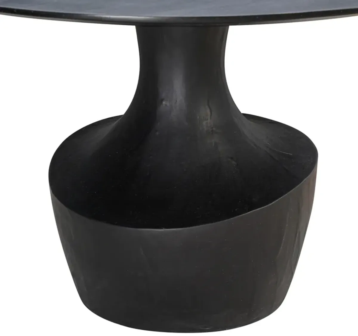 Gevra Black Acacia & Faux Plaster Dining Table