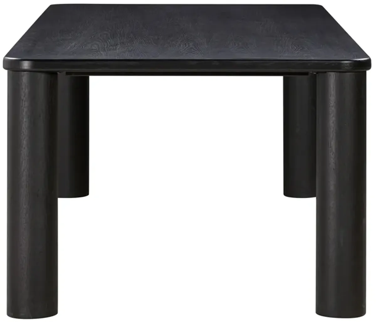 Akola Black Oak Rectangular Dining Table