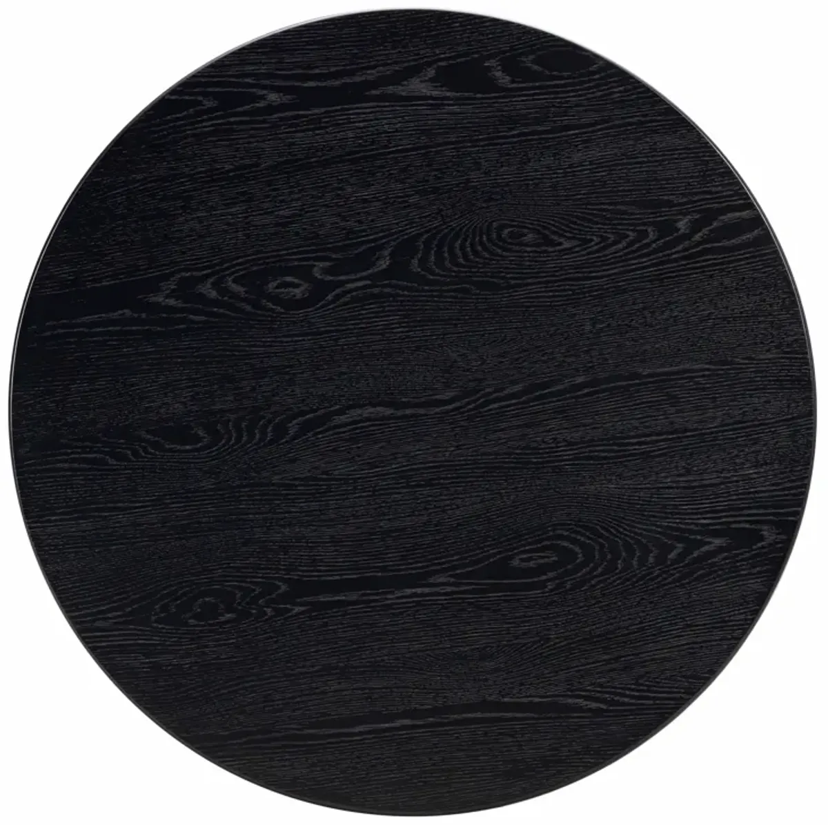 Chelsea Black Oak Round Dining Table