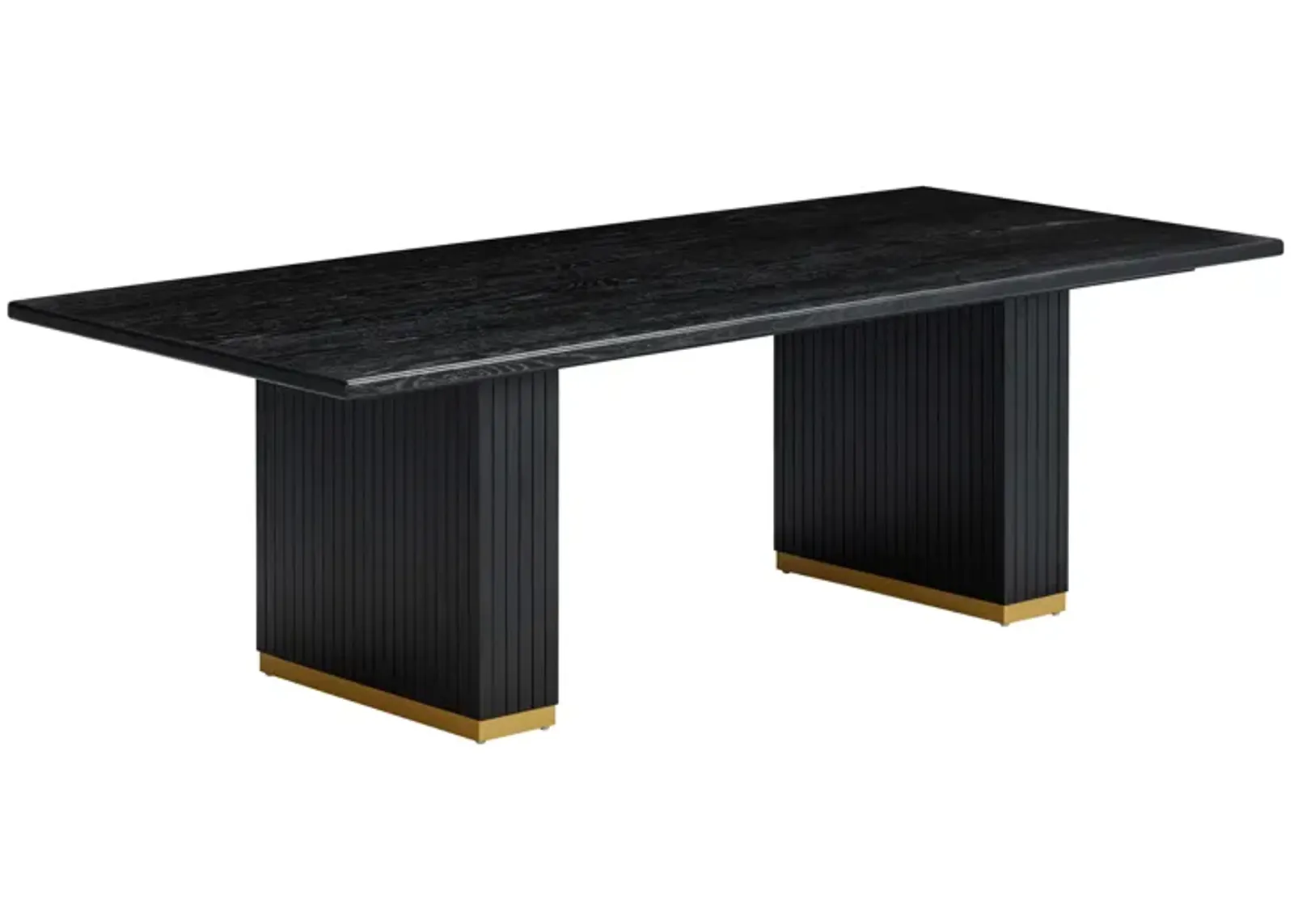 Chelsea Black Oak Rectangular Dining Table