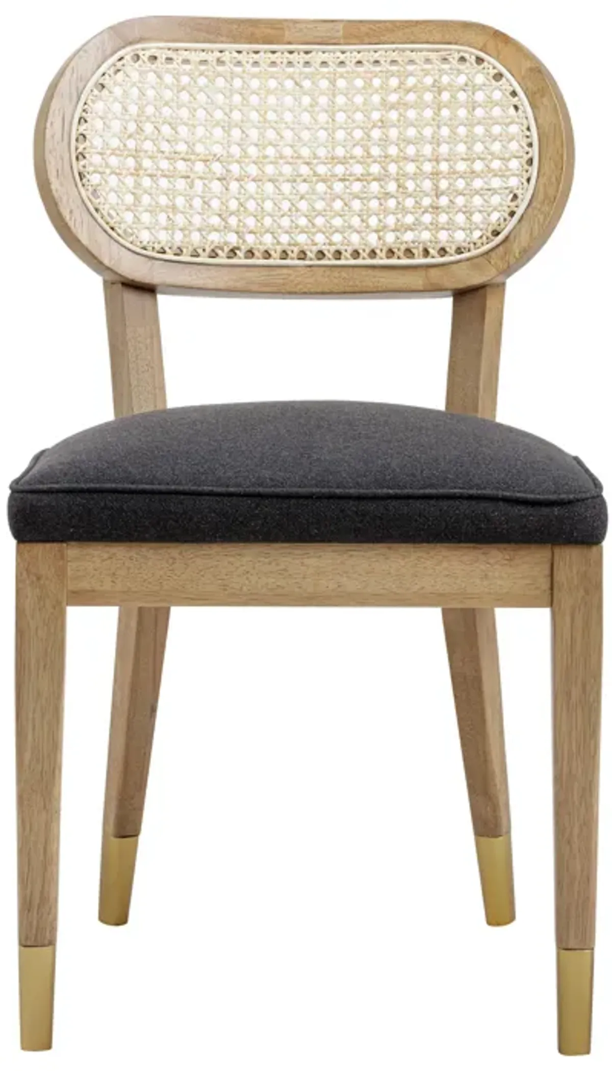 Cosette Black Performance Linen Dining Chair