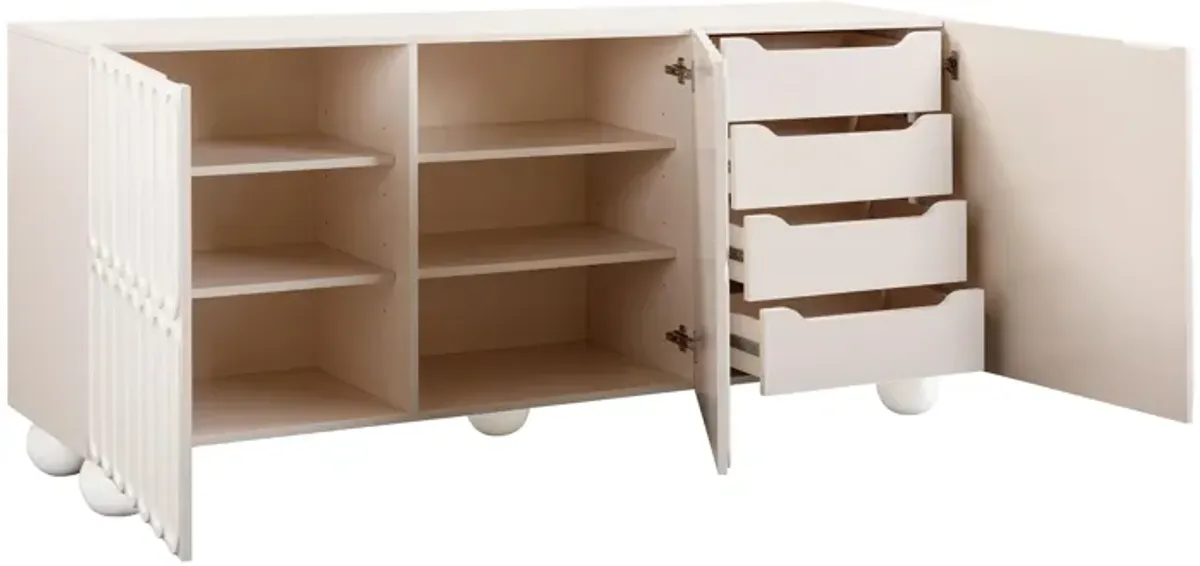 Tori Motif Taupe Buffet