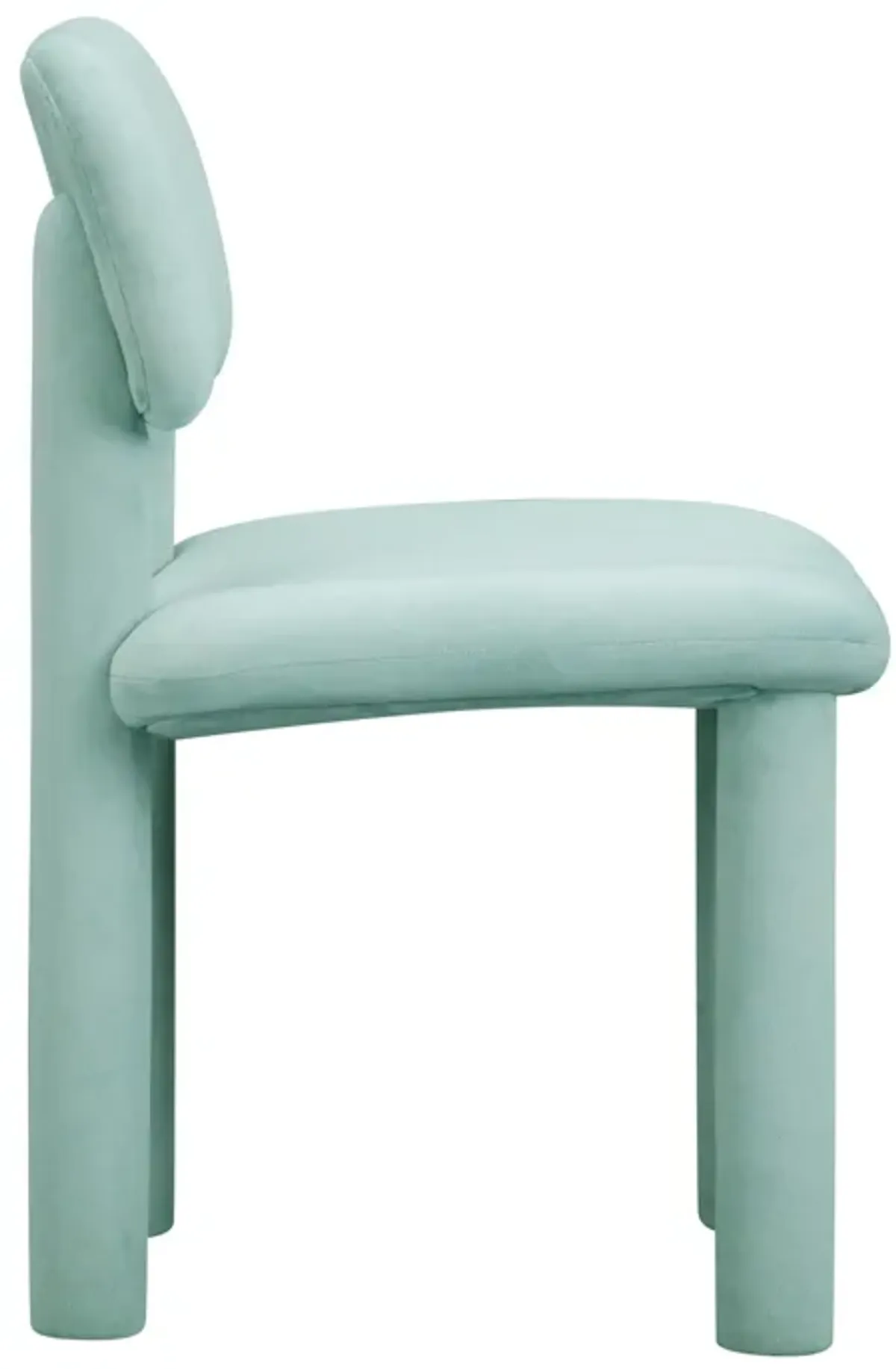 Elise Pale Blue Performance Velvet Dining Chair