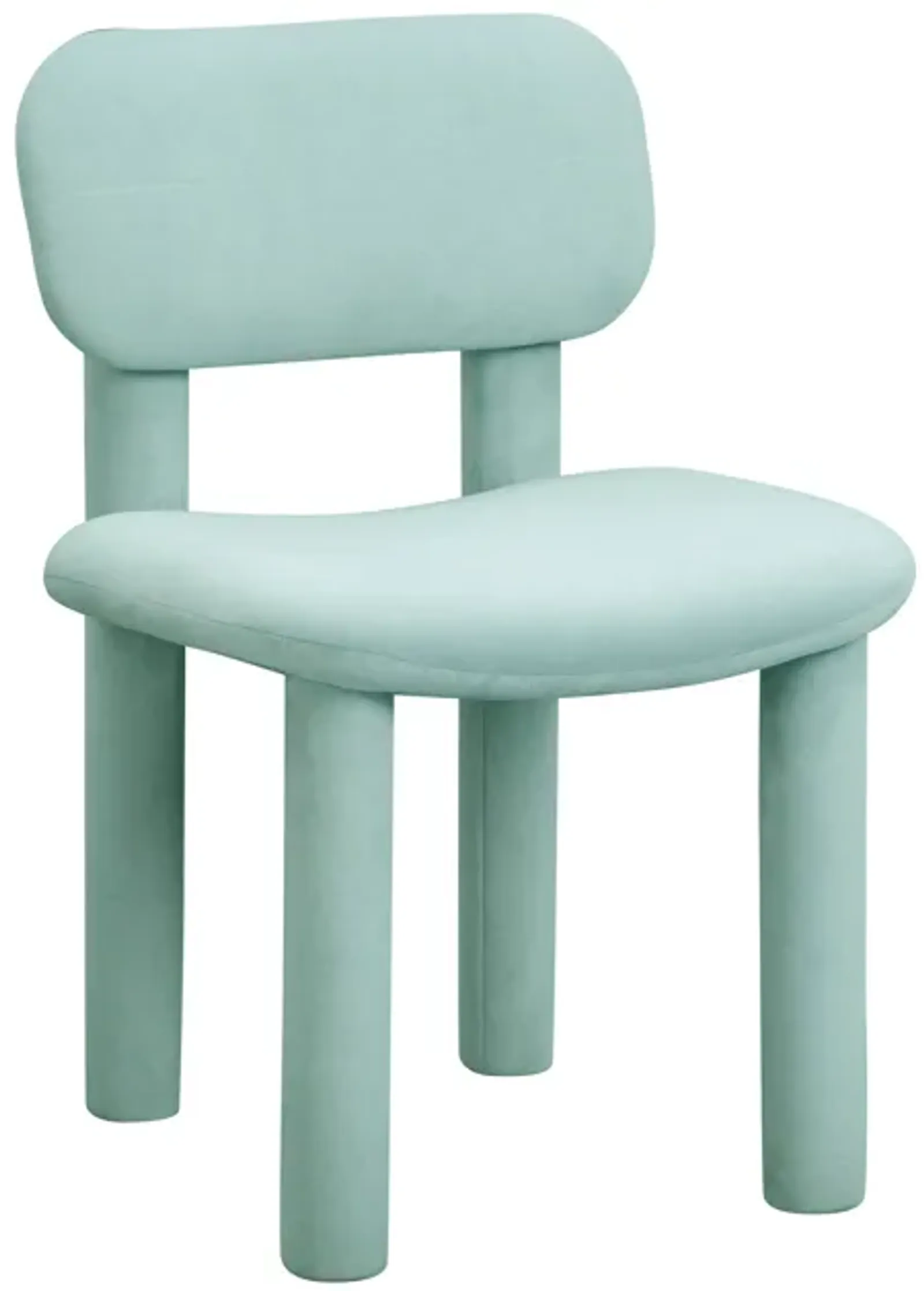 Elise Pale Blue Performance Velvet Dining Chair