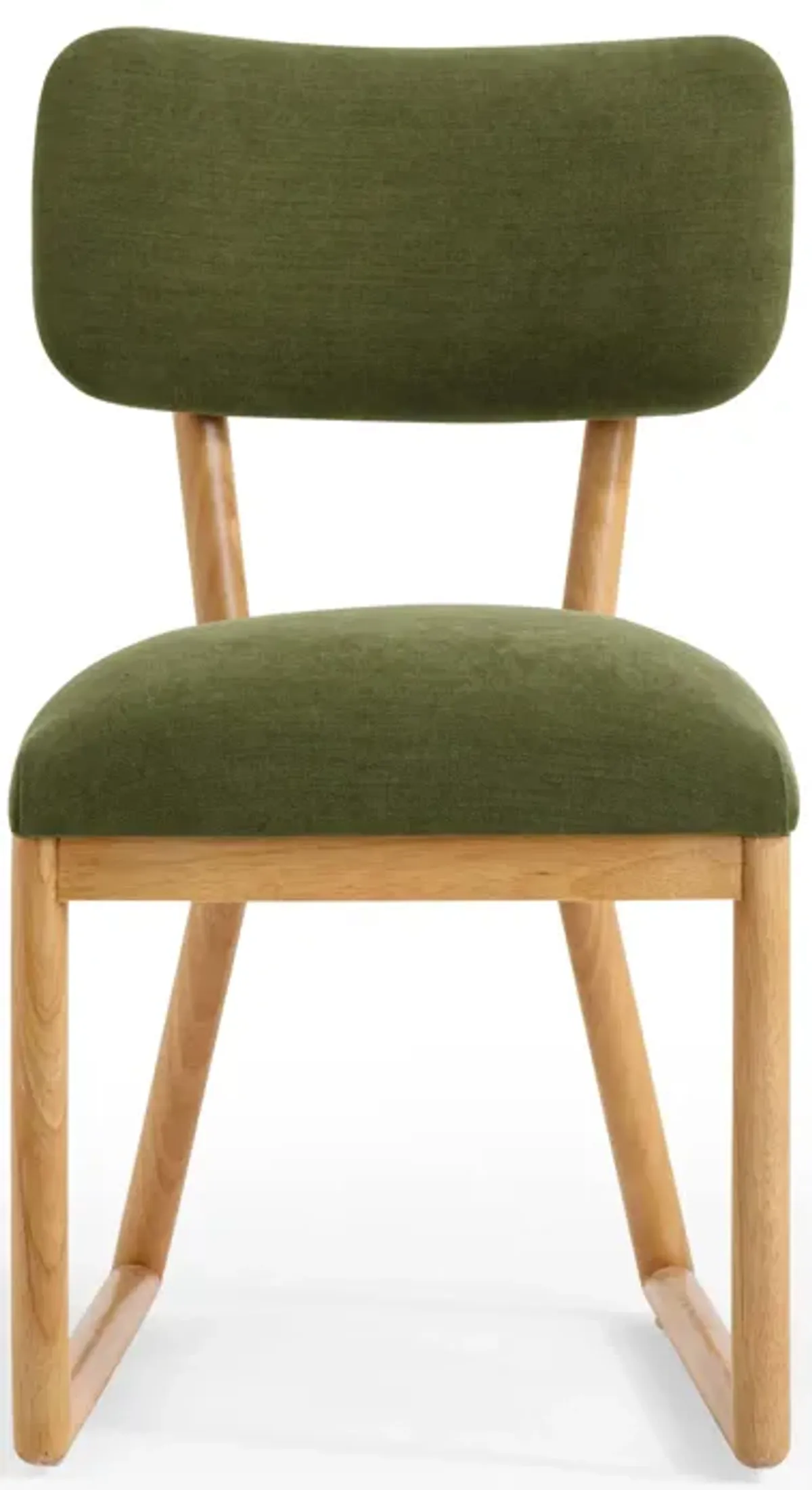 Bobbie Green Performance Upcycled Fabric Dining Chair