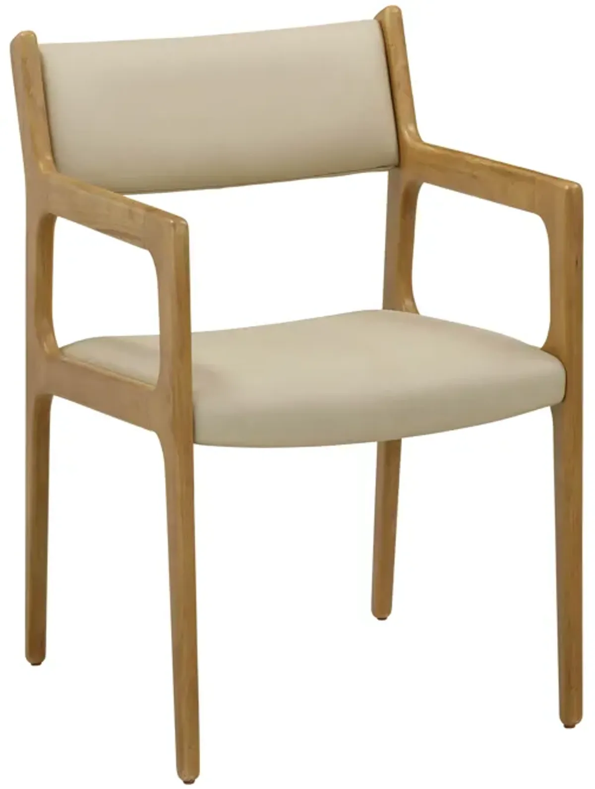 Ari Cream Performance Vegan Leather Dining Chair - Set of 2