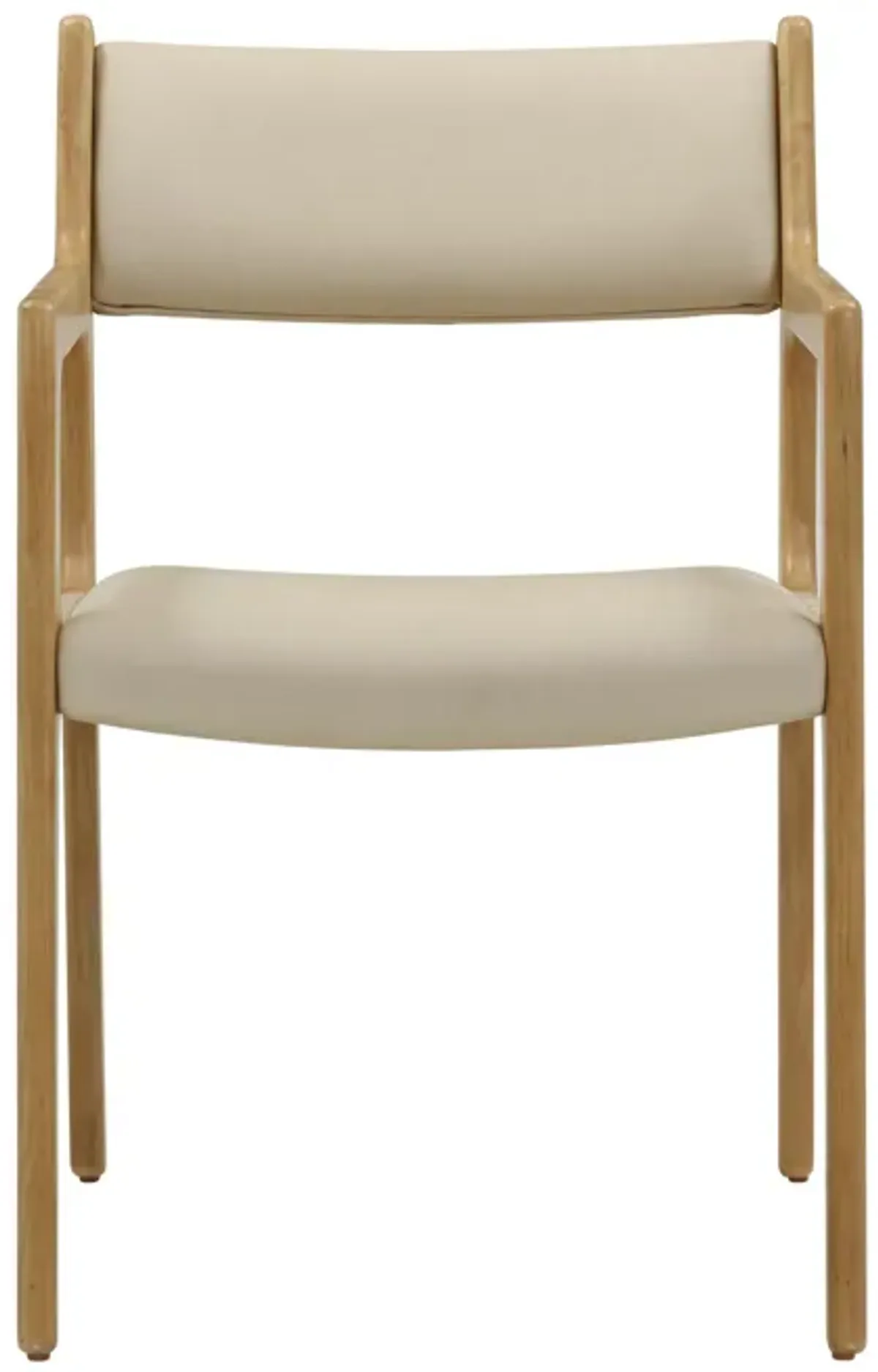 Ari Cream Performance Vegan Leather Dining Chair - Set of 2