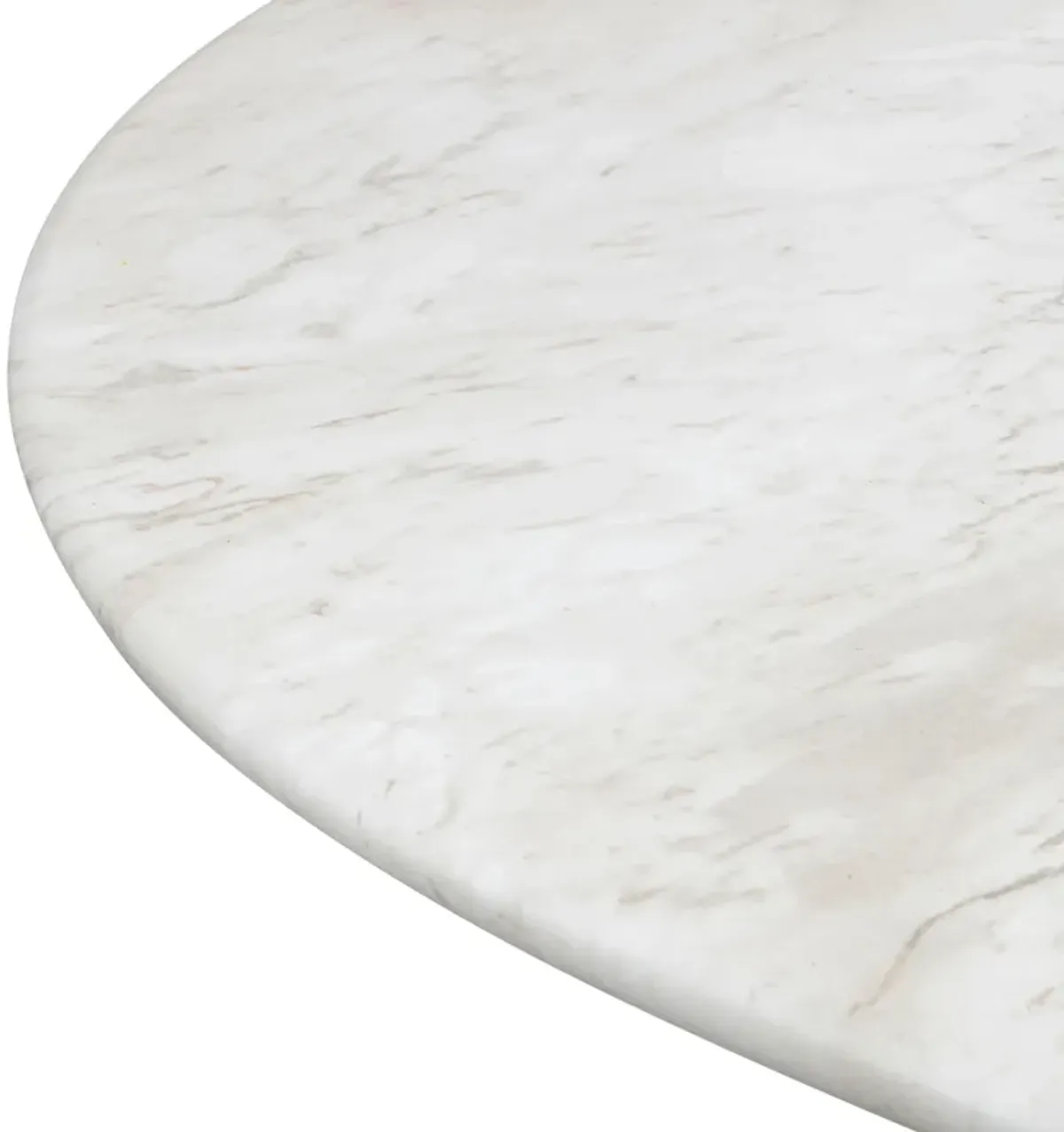 Brut White Marble Pattern Indoor/Outdoor Dining Table