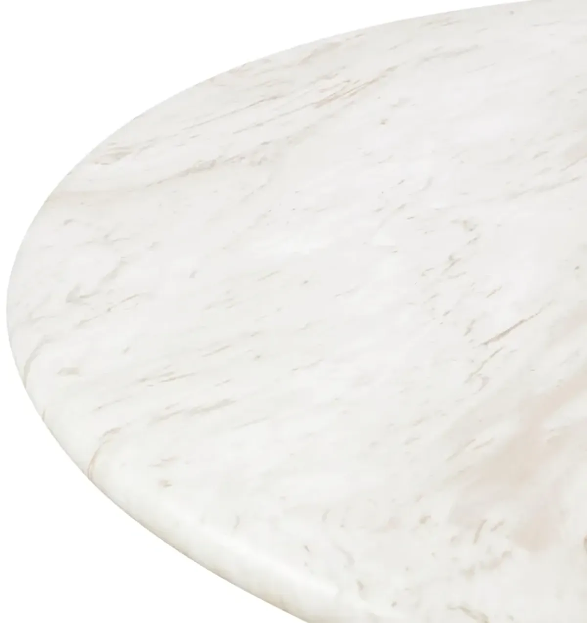 Esme Faux Marble 48" Round Dining Table