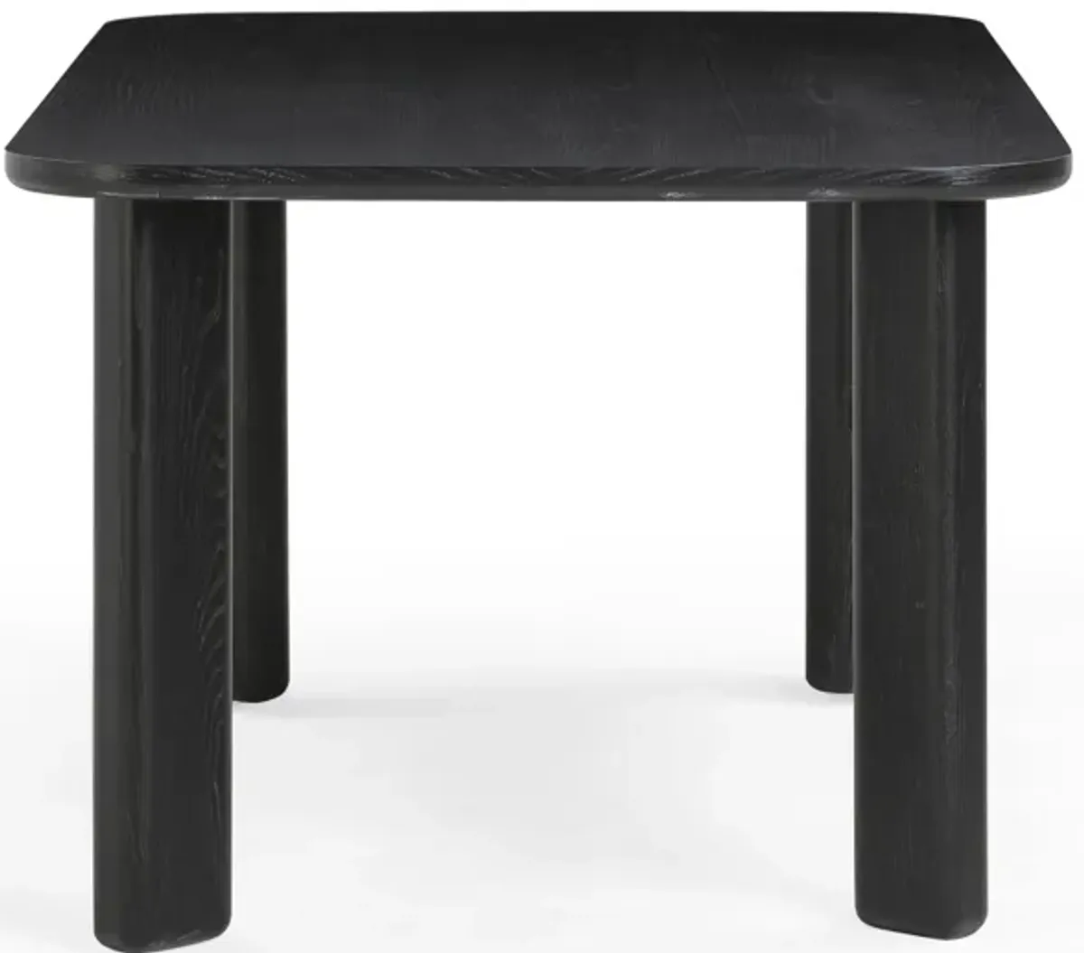 Jodie Black Ash 68" Rectangular Dining Table