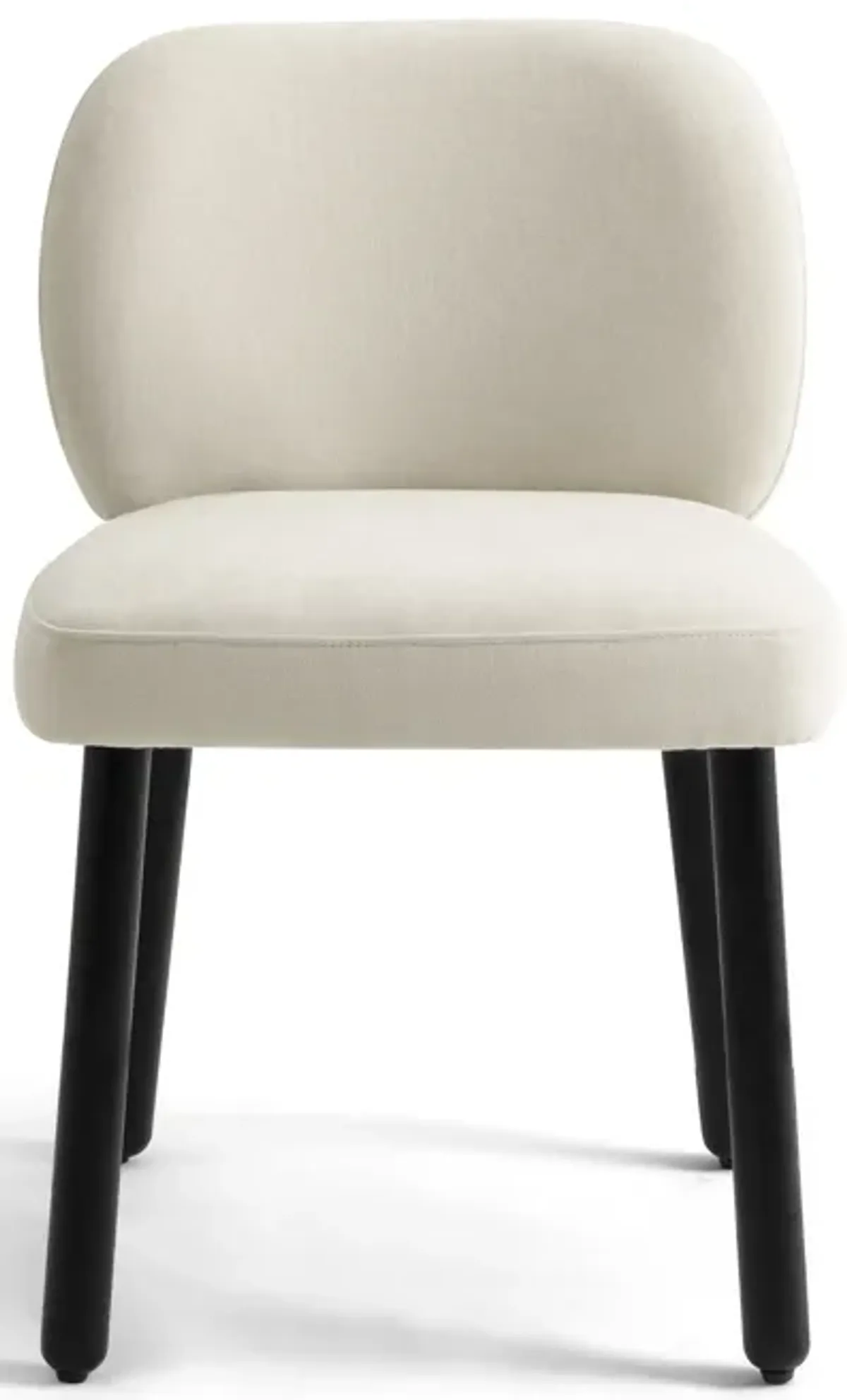 Foxy Cream Performance Basketweave Chenille Dining Chair