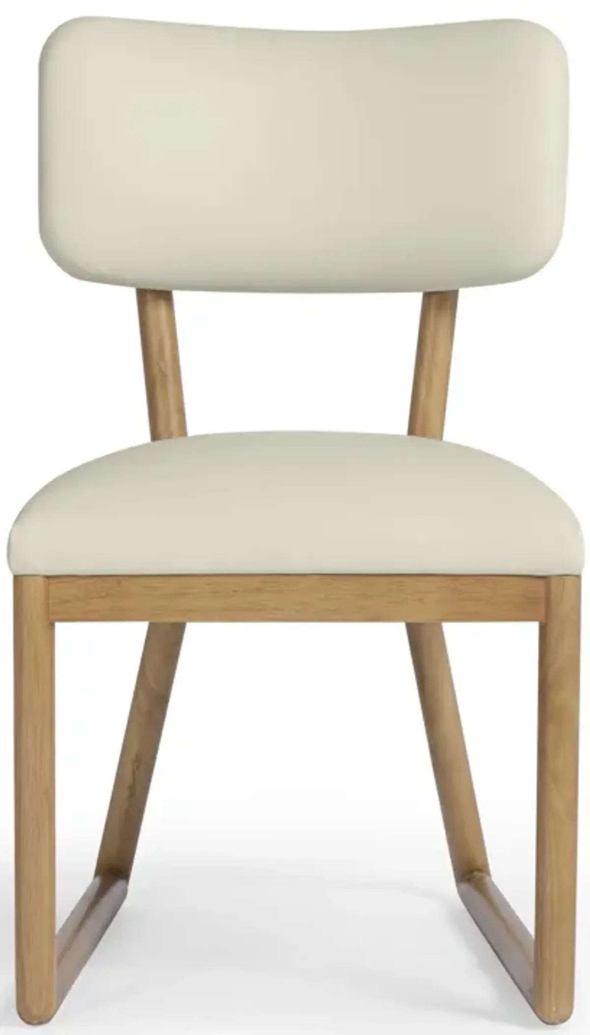 Bobbie Cream Vegan Leather Dining Chair