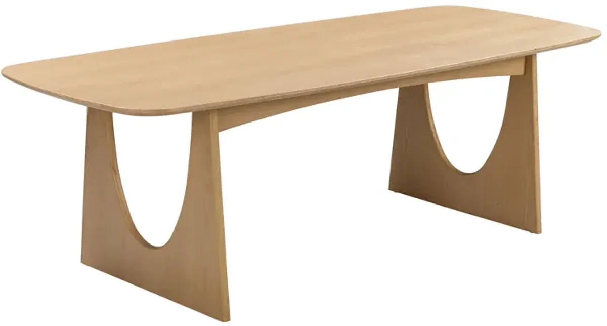 Cybill Natural Ash 79 inch Rectangular Dining Table