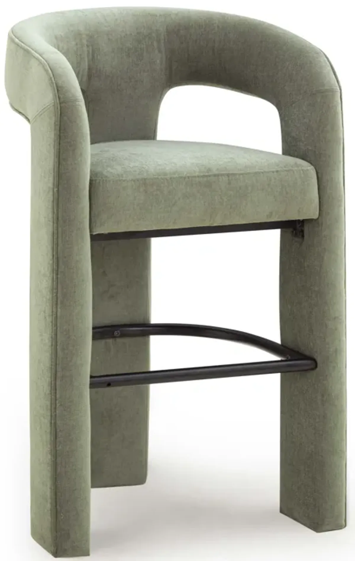 Malone Green Performance Fabric Bar Stool