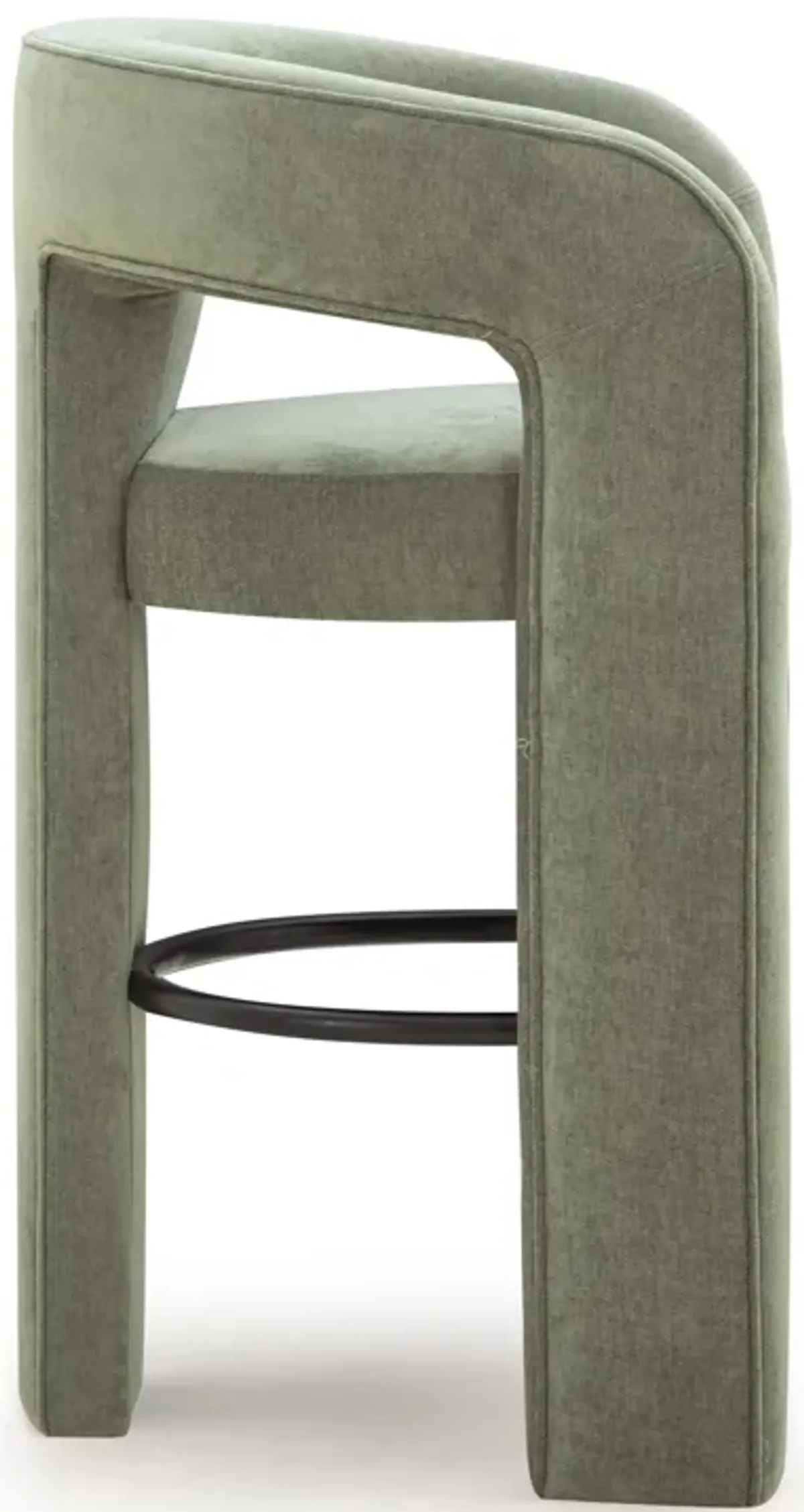Malone Green Performance Fabric Bar Stool