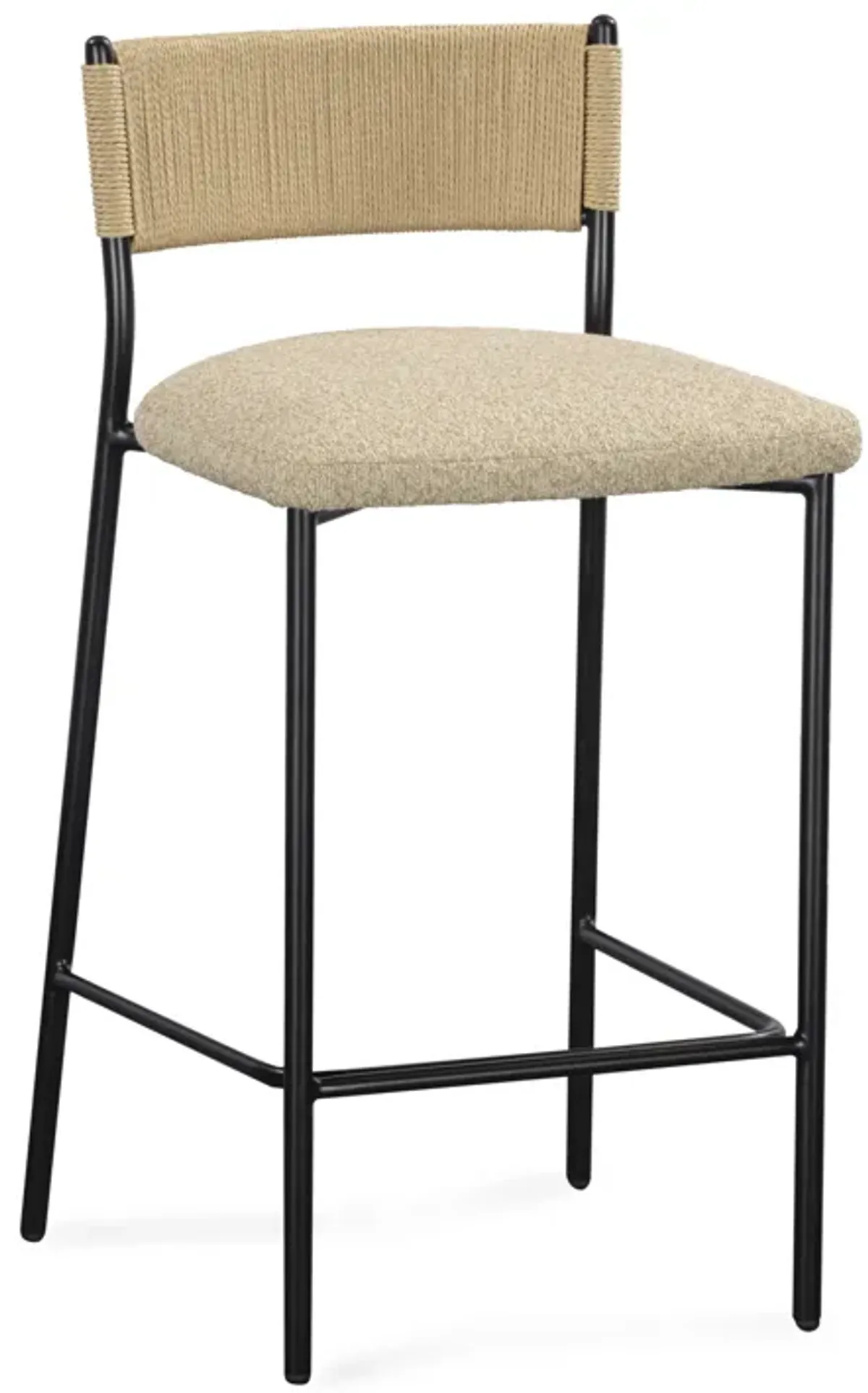 Celine Tan Performance Speckled Boucle Barstool