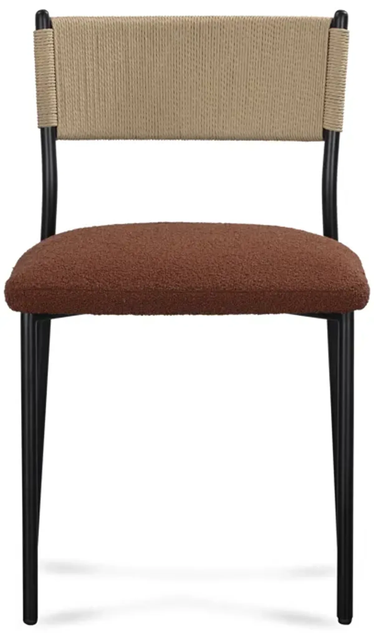 Celine Maroon Performance Boucle Dining Chair - Set of 2