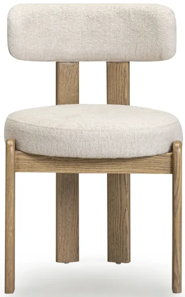 Odessa Cream Performance Fabric Dining Chair