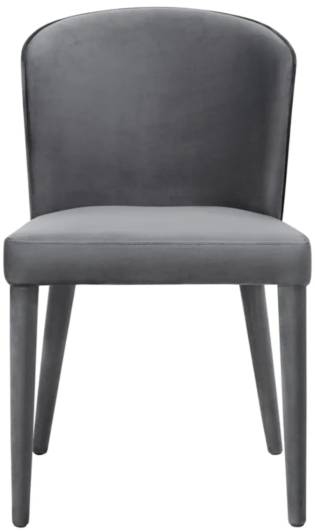 Metropolitan Grey Velvet Chair