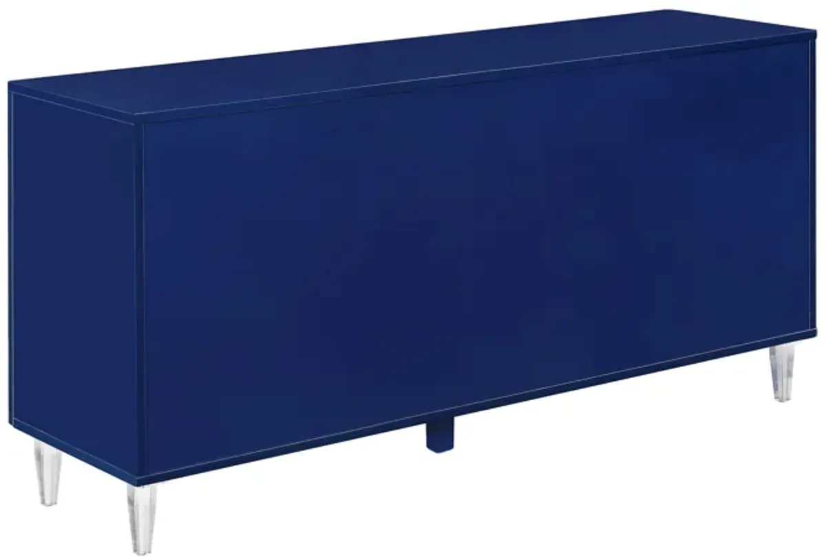 Deco Blue Lacquer Buffet