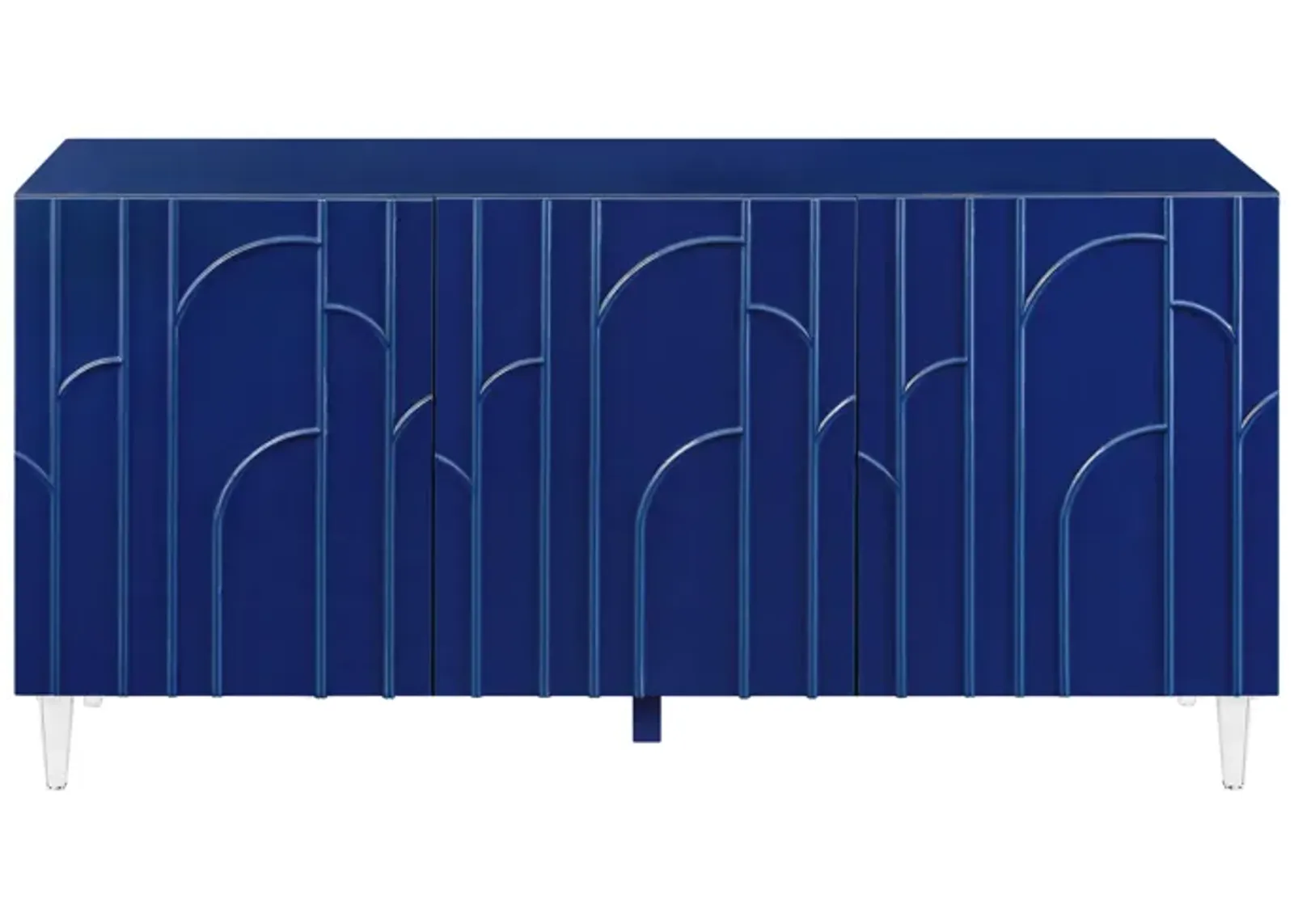 Deco Blue Lacquer Buffet