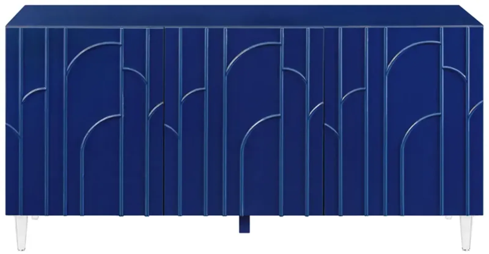 Deco Blue Lacquer Buffet