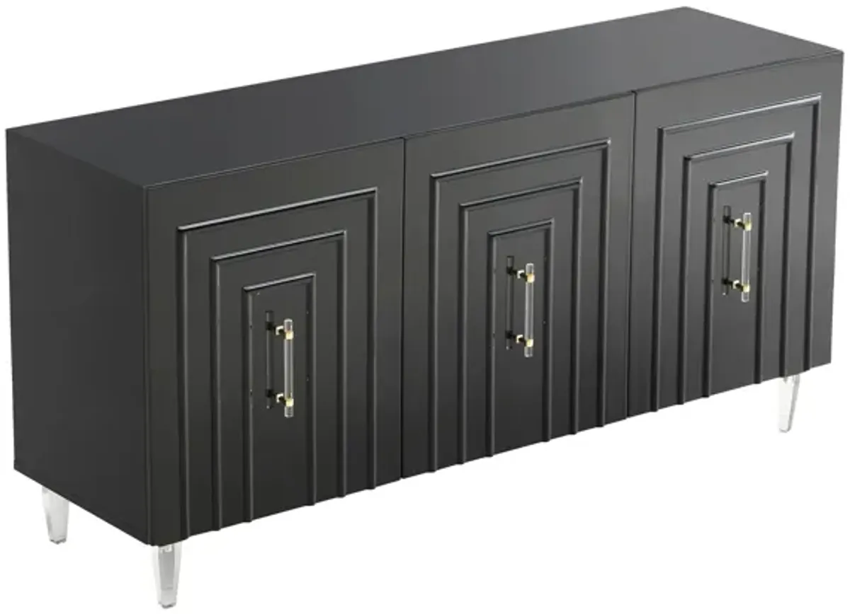 Famke Black Lacquer Buffet