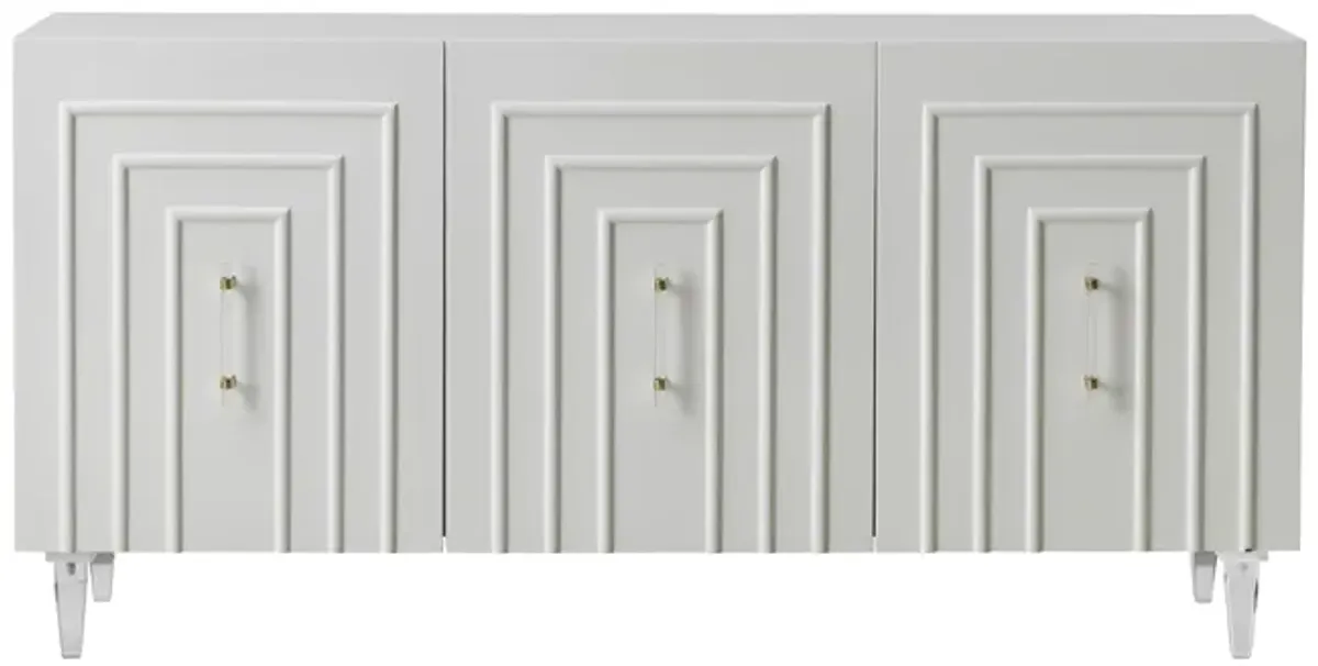 Famke White Lacquer Buffet