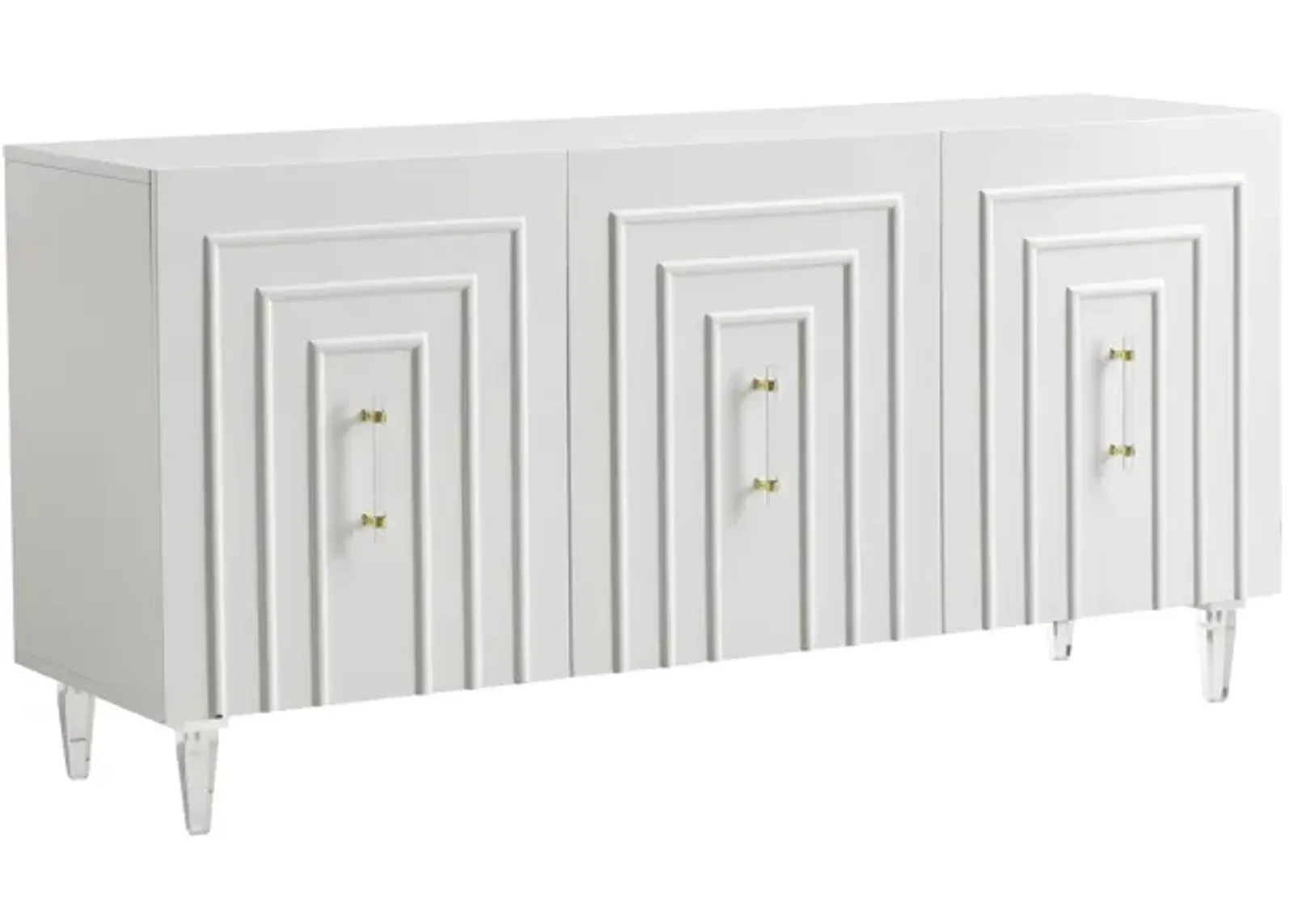 Famke White Lacquer Buffet