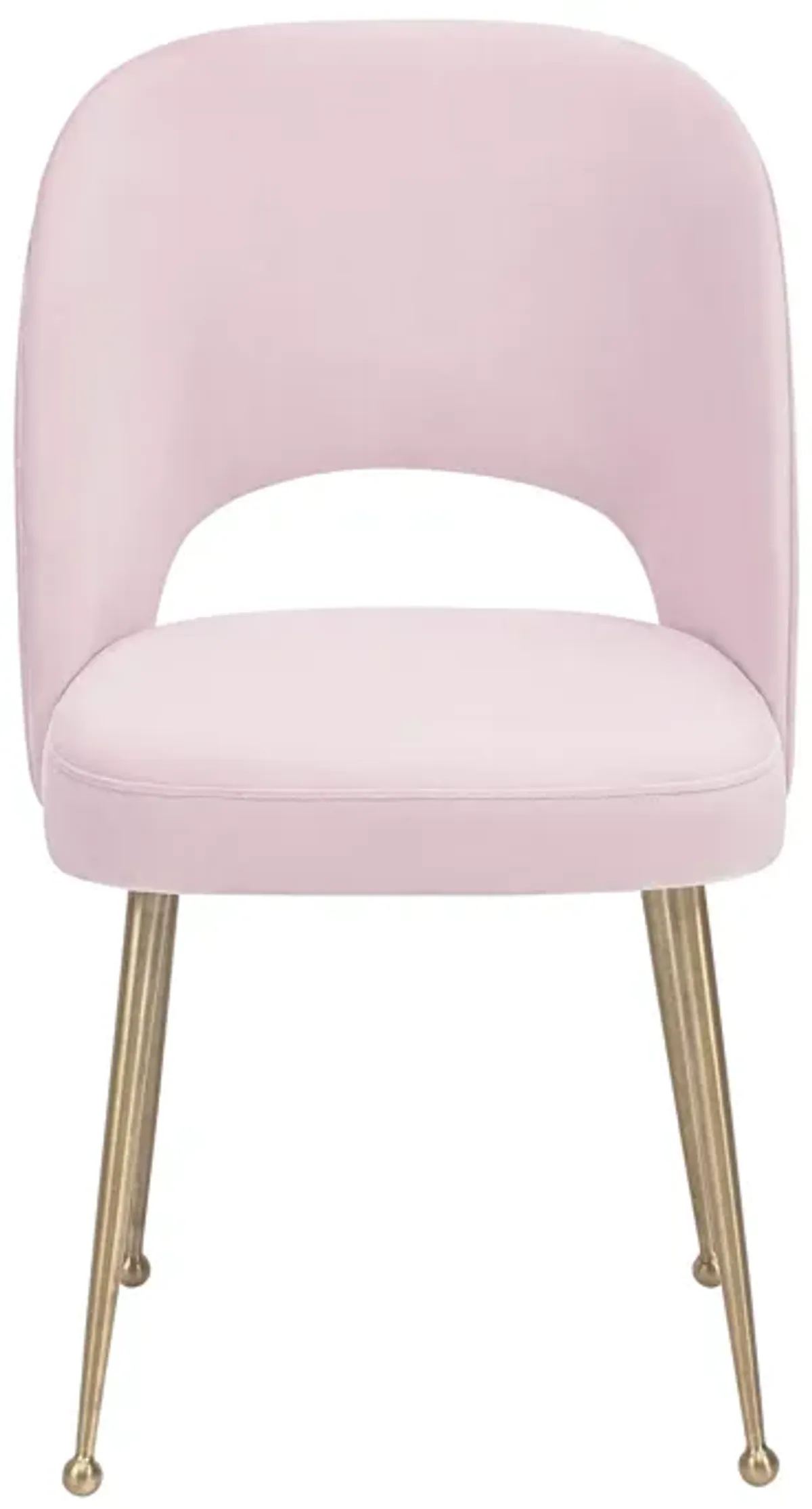 Swell Blush Velvet Chair