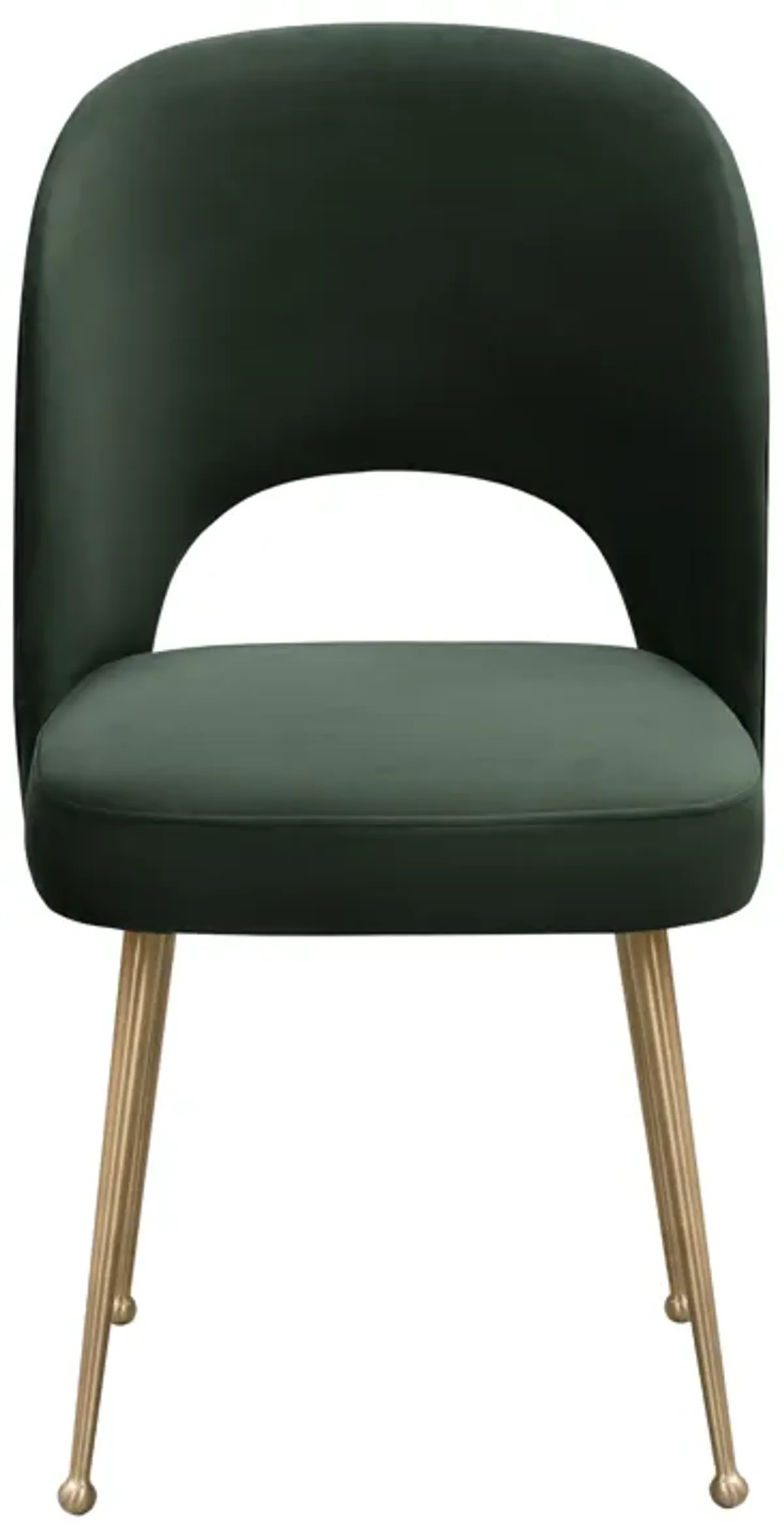 Swell Forest Green Velvet Chair