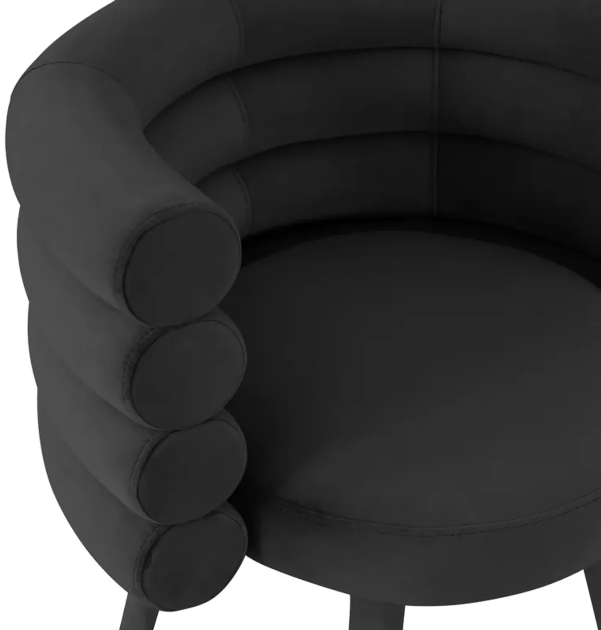 Betty Black Velvet Dining Chair