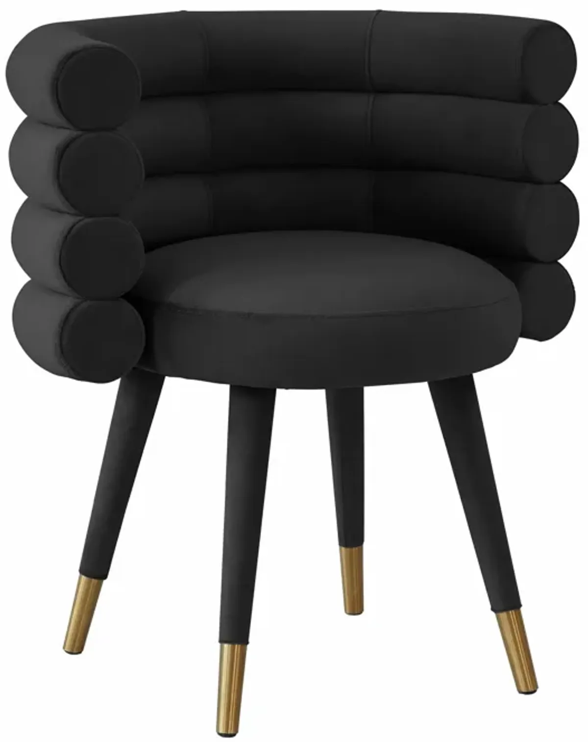 Betty Black Velvet Dining Chair