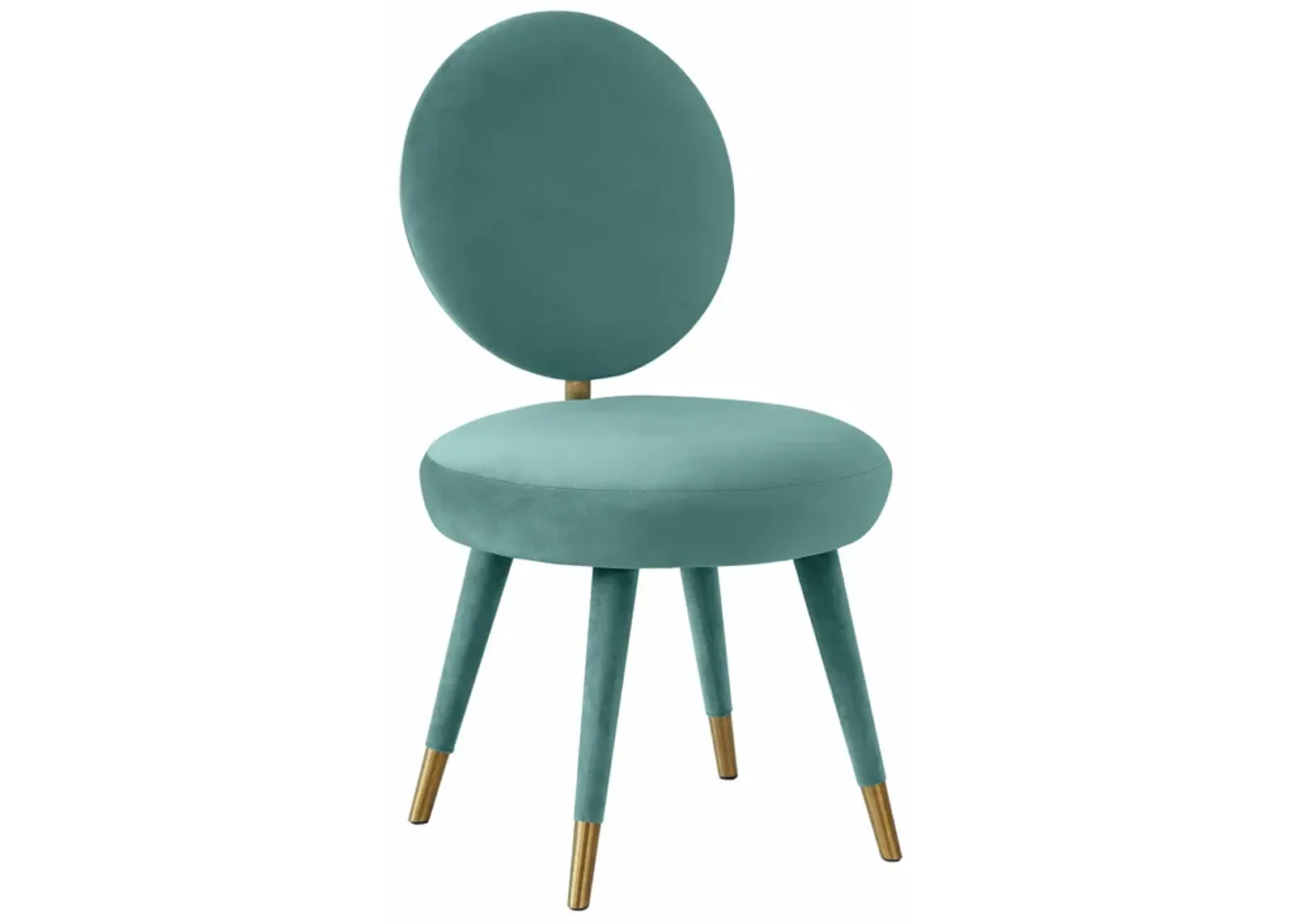 Kylie Sea Blue Velvet Dining Chair