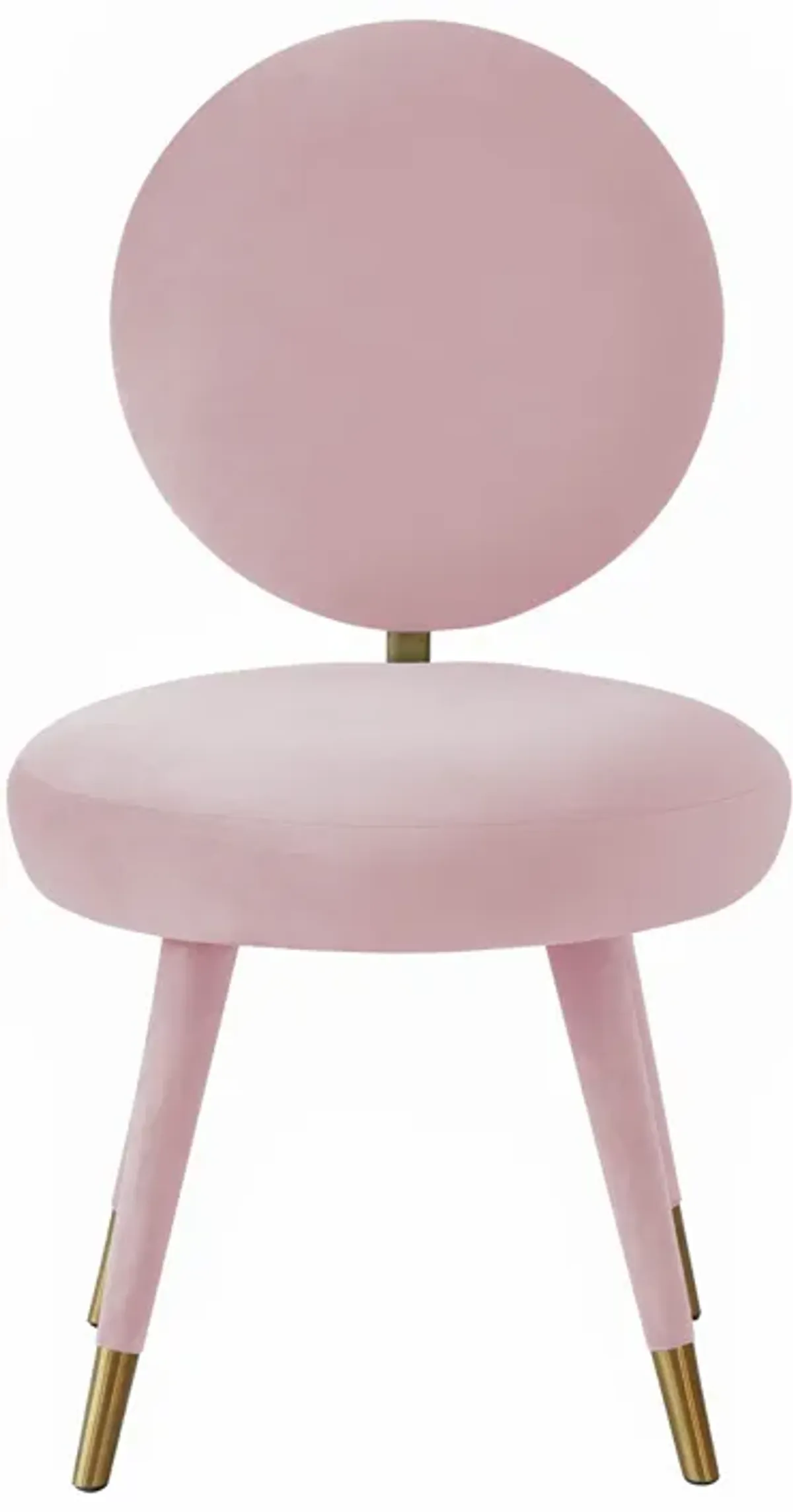 Kylie Bubblegum Velvet Dining Chair