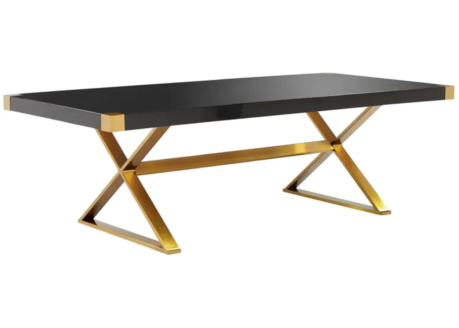 Adeline Black Lacquer Dining Table